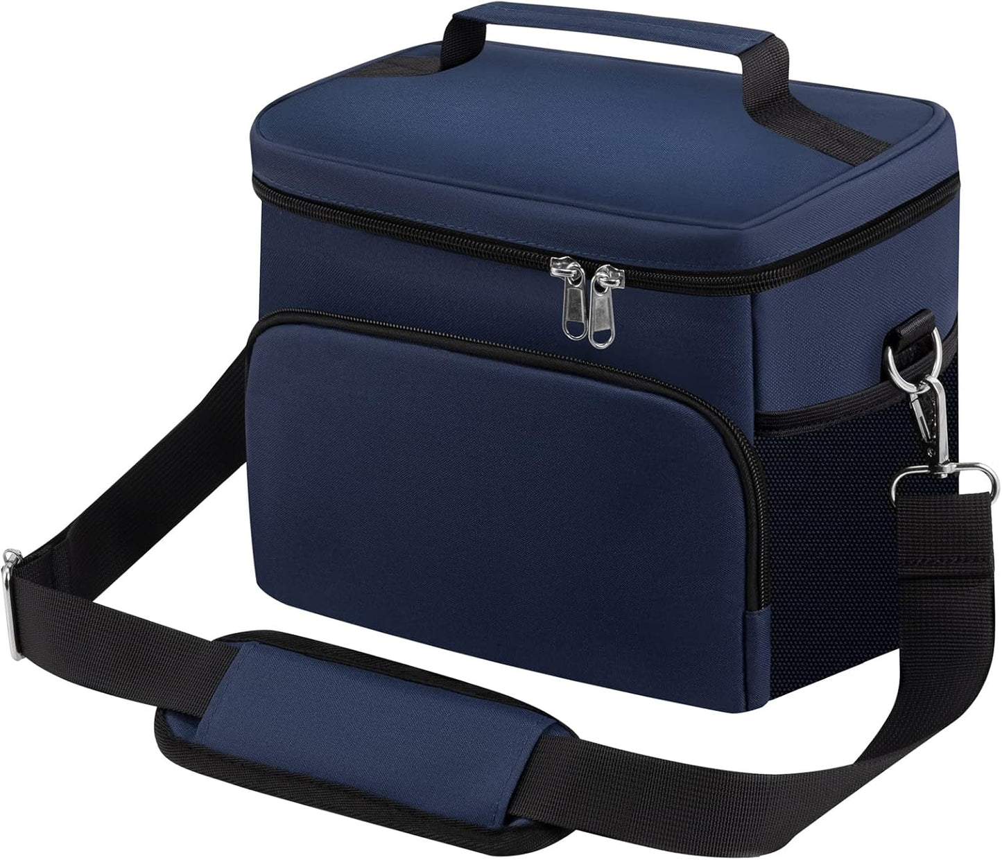 Insulated Lunch Bag for Women/Men Reusable Lunch Box Tote Bag, Large Thermal Cooler Bag with Adjustable Shoulder Strap for Kids and Adult,for Work/School/Outdoor Activity