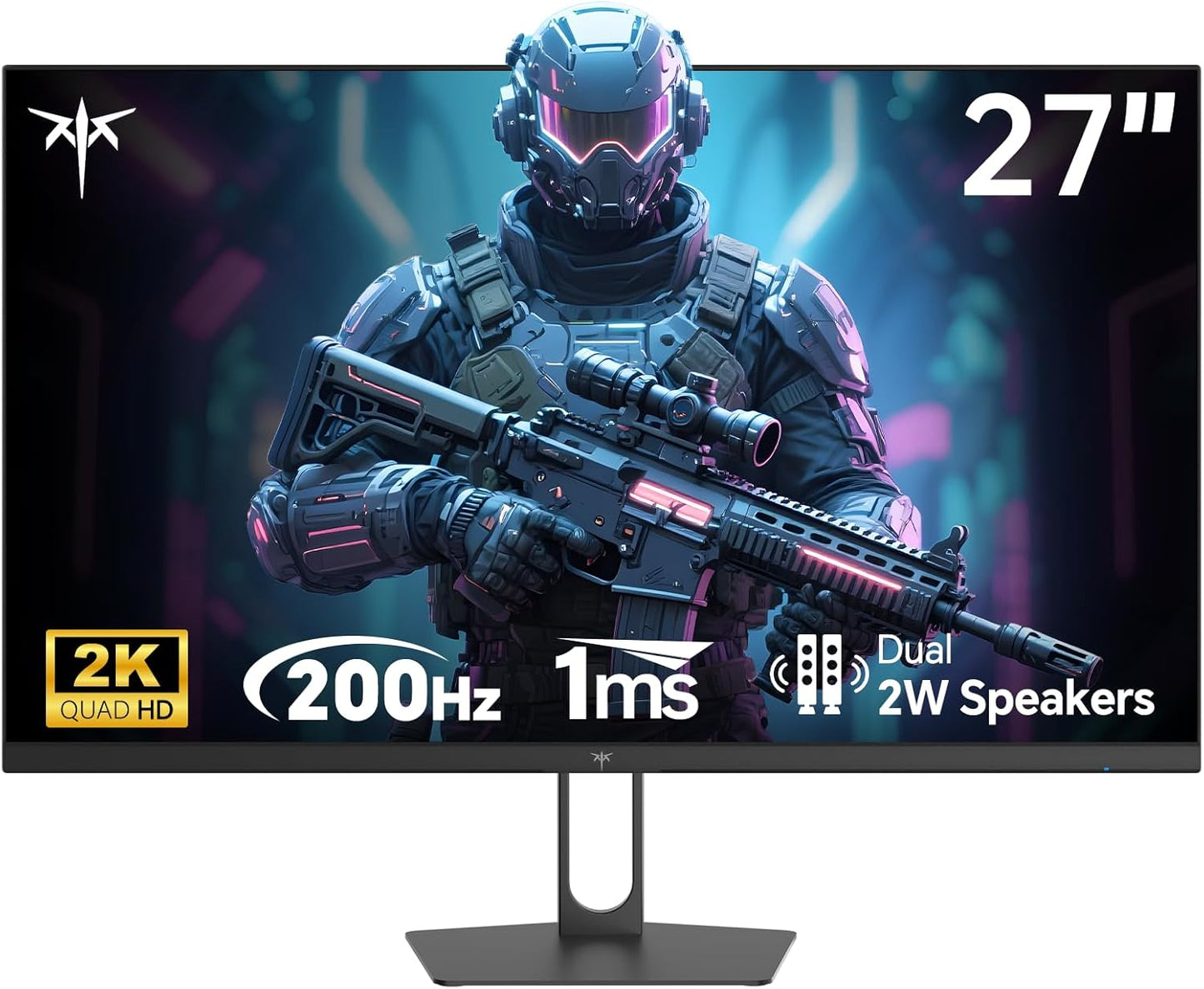 KTC 32 Inch 2K Computer Monitor, IPS 1440p Monitor with Ultra-Thin Bezels, HDR10, Freesync/G-sync, HDMI/DP Ports, Tilt Adjustable, Eyecare, Ideal for Business, Office, and Casual Gaming