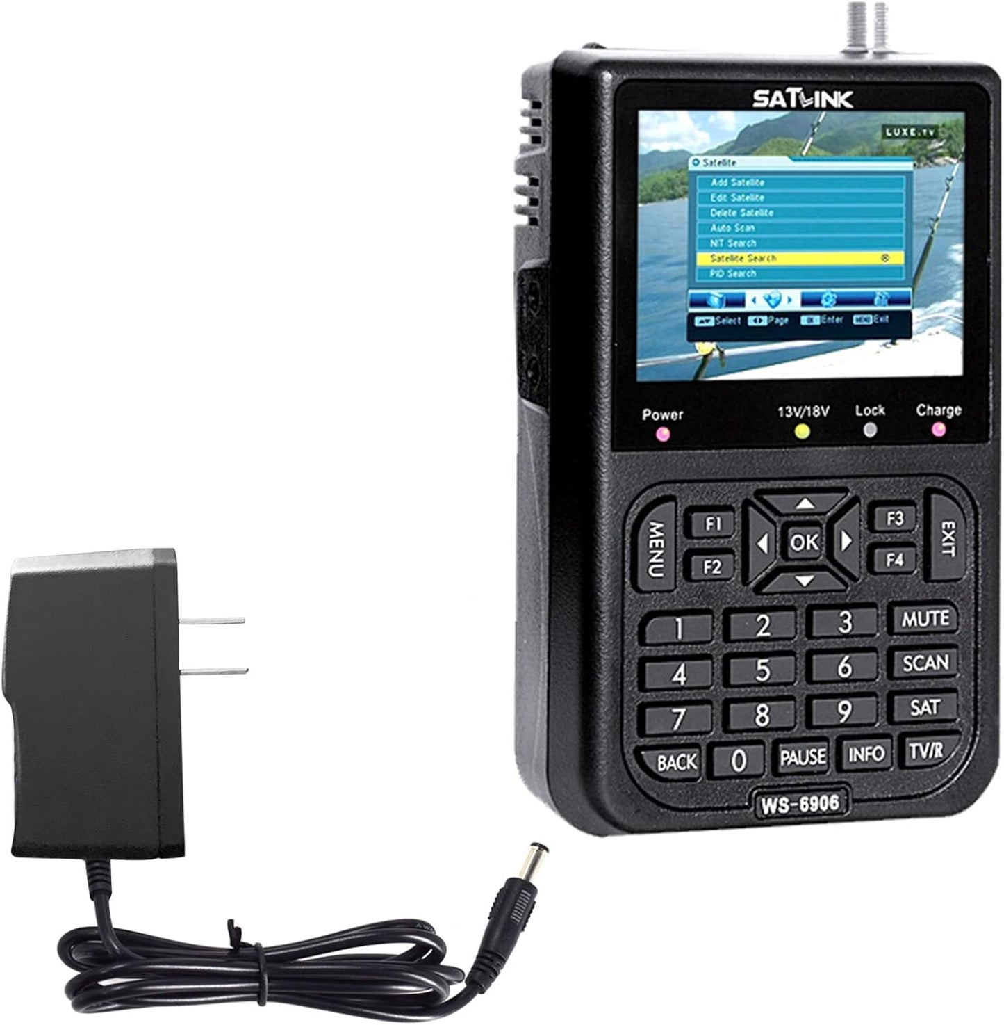 SATLINK WS6906 3.5in LCD Display Data Digital Satellite Signal Meter