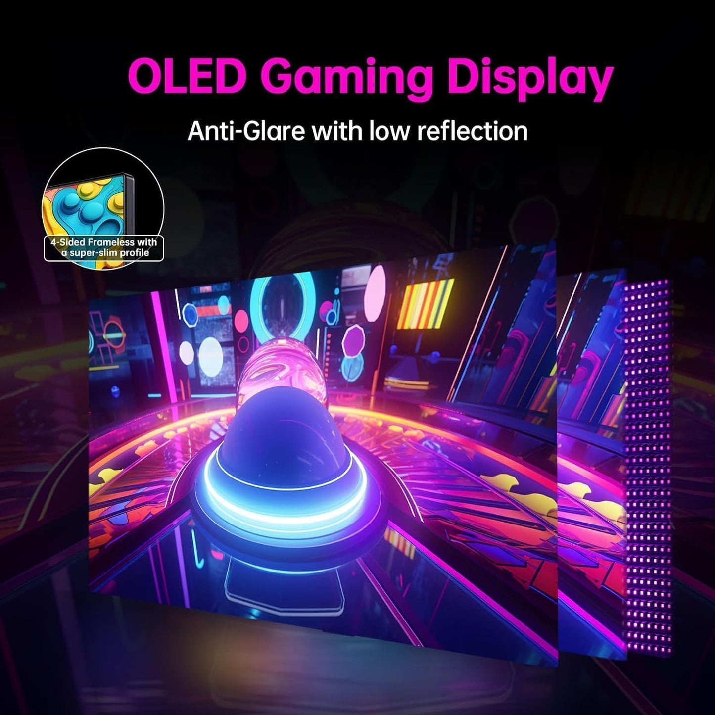 KTC 32 Inch 2K Computer Monitor, IPS 1440p Monitor with Ultra-Thin Bezels, HDR10, Freesync/G-sync, HDMI/DP Ports, Tilt Adjustable, Eyecare, Ideal for Business, Office, and Casual Gaming