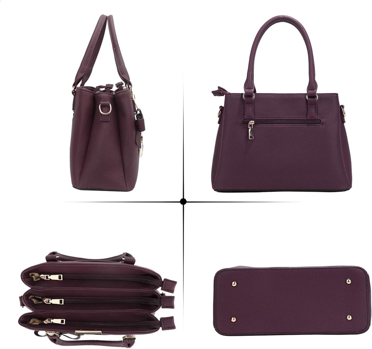 KKXIU Trendy Tote Bag for Women Lightweight Oxford Big Capacity Shoulder Purses and Handbags