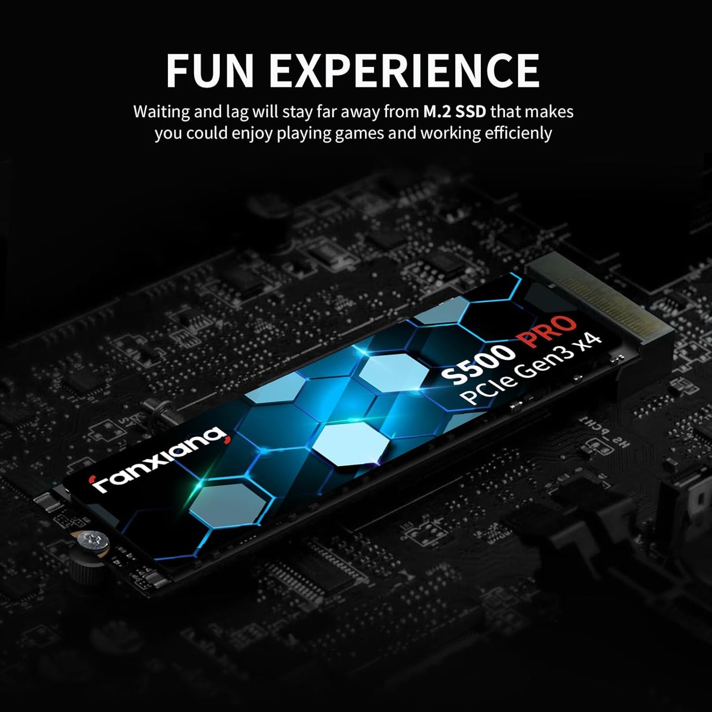 fanxiang S500 Pro M.2 SSD 2TB NVMe 2280 PCIe Gen 3x4 3500MB/s 3D NAND TLC 1200TBW Internal Solid State Hard Drive