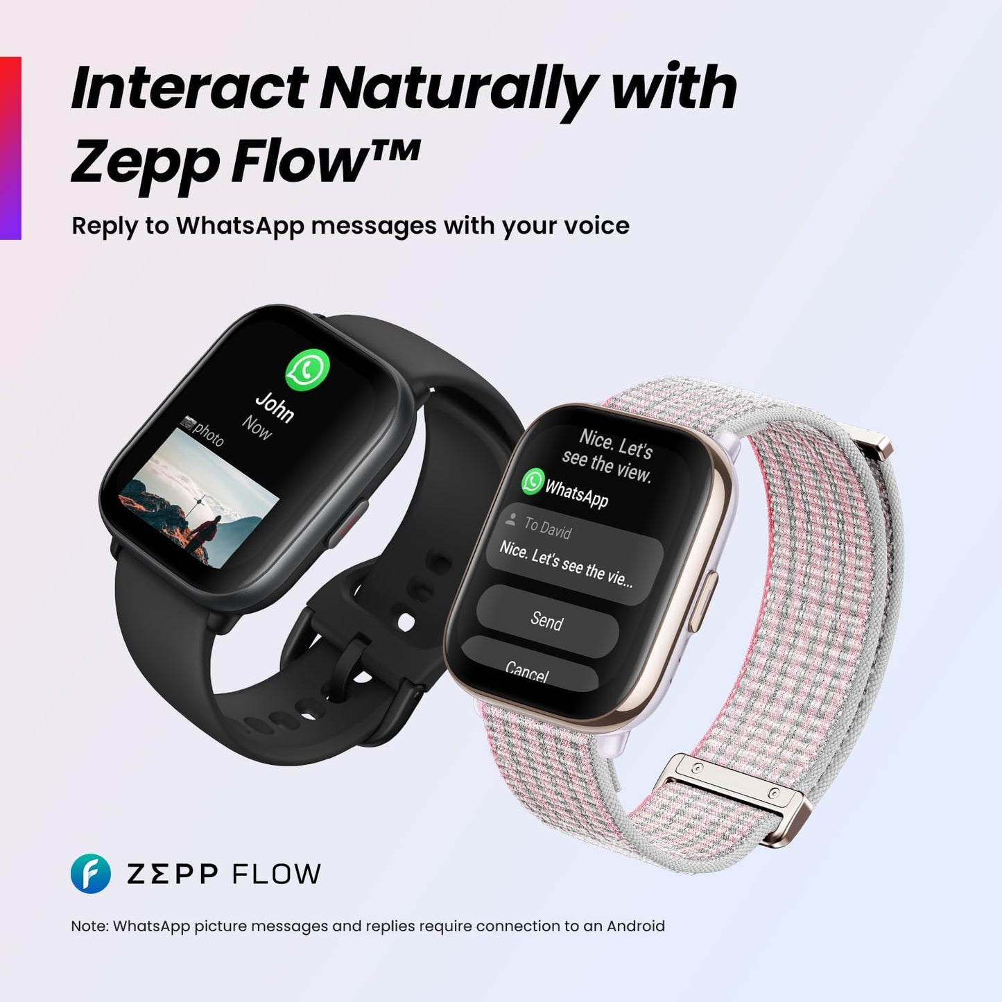 Amazfit Active Smart Watch 42mm, AI Fitness Tracker & Sleep Coach, GPS, Amazon Alexa Built-in, Bluetooth, 14-Day Battery, 120+ Sports Modes, Android & iPhone, Lavender Purple