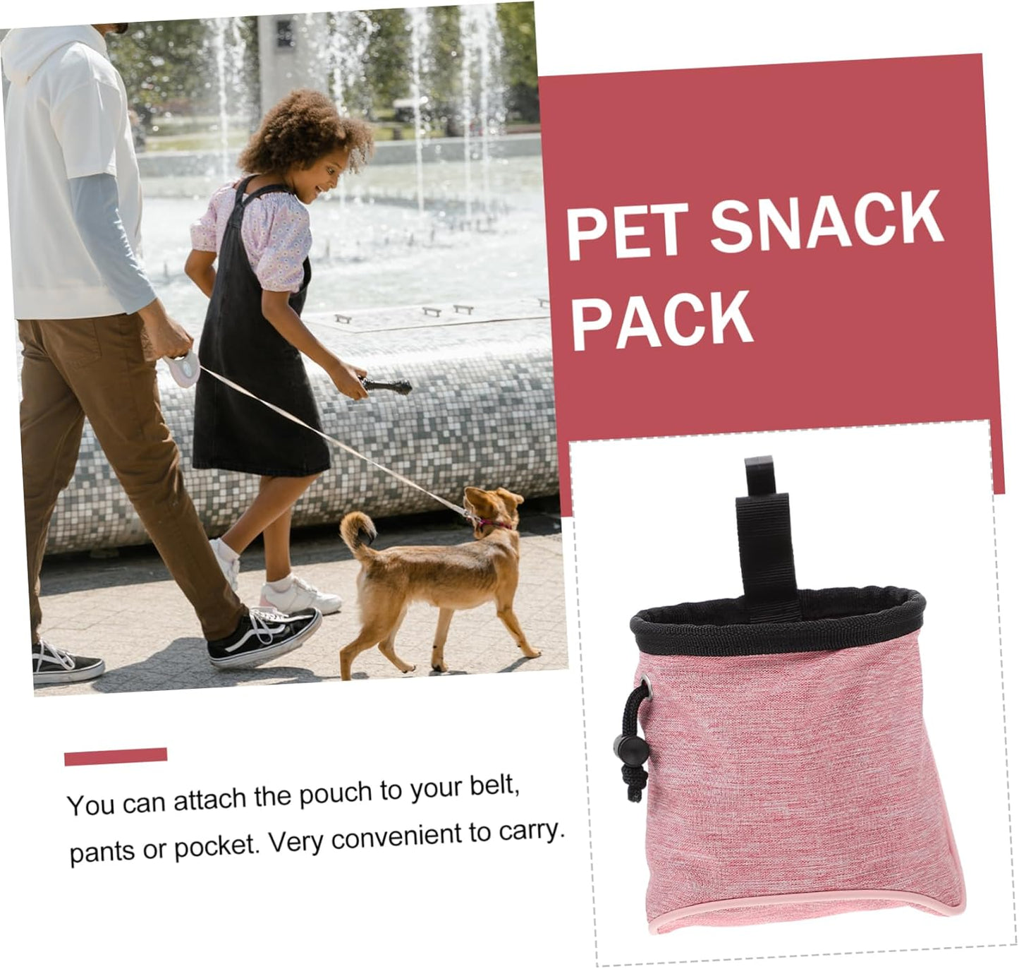 BCOATH Training Pouch Bag Dog Treat Waist Bag Bag for Outdoor Hiking Dog Treat Pouches for Dog Walking