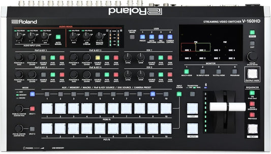 Roland Professional Hybrid V-160HD Streaming Video/Audio Switcher (V-160HD) - PuriLite