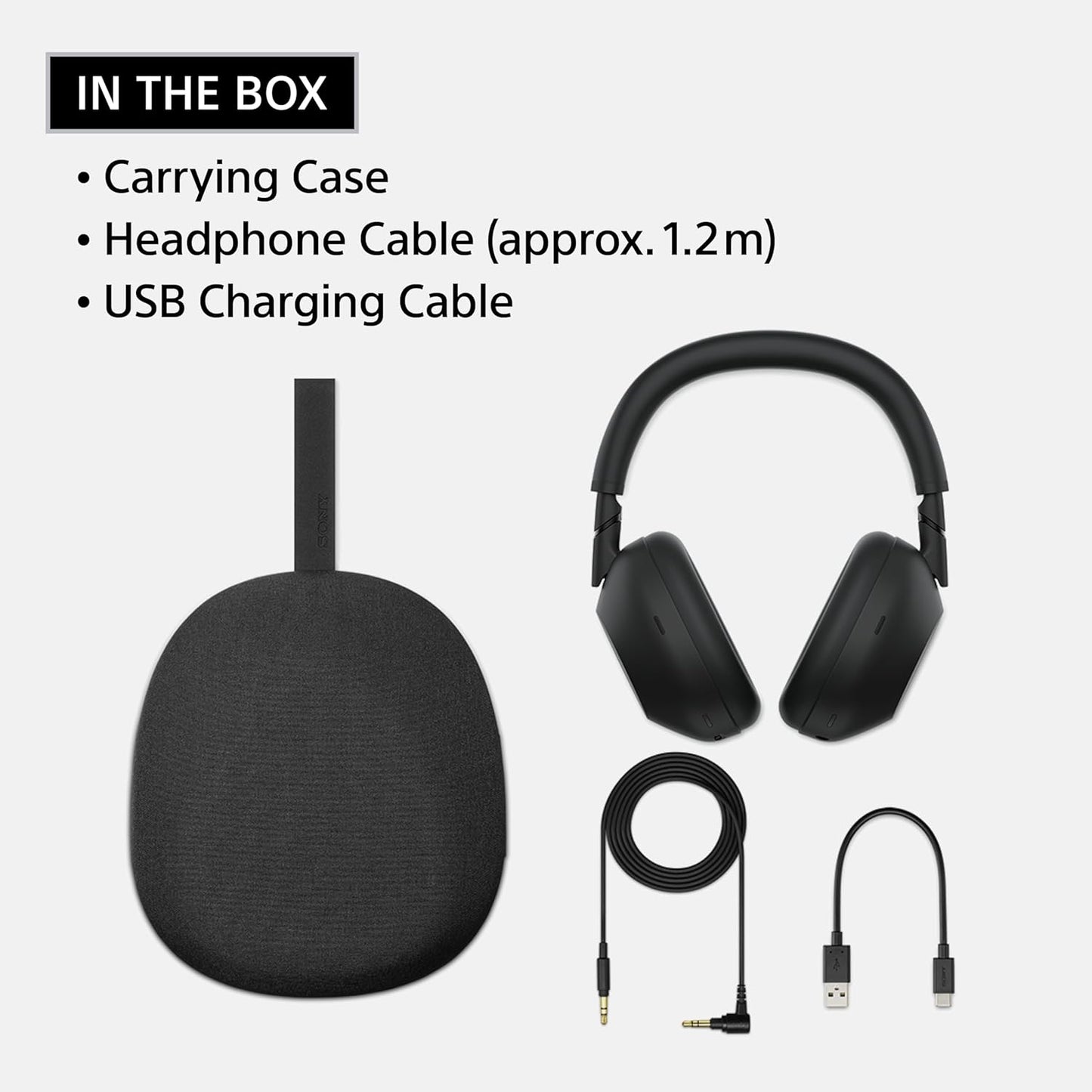 Sony WH-1000XM6 The Best Wireless Noise Canceling Headphones, HD NC Processor QN3, 12 Microphones, Adaptive NC Optimizer, Mastered by Engineers, Studio-Quality, 30-Hour Battery, Midnight Blue