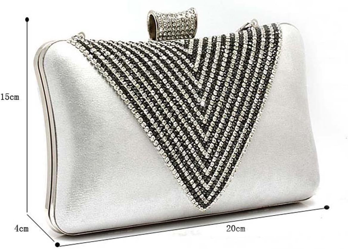 Ankoee Fashion Clutch Bag Wedding Clutches Crystal Elegant Clutch Evening Party Bags Sparkling Purse