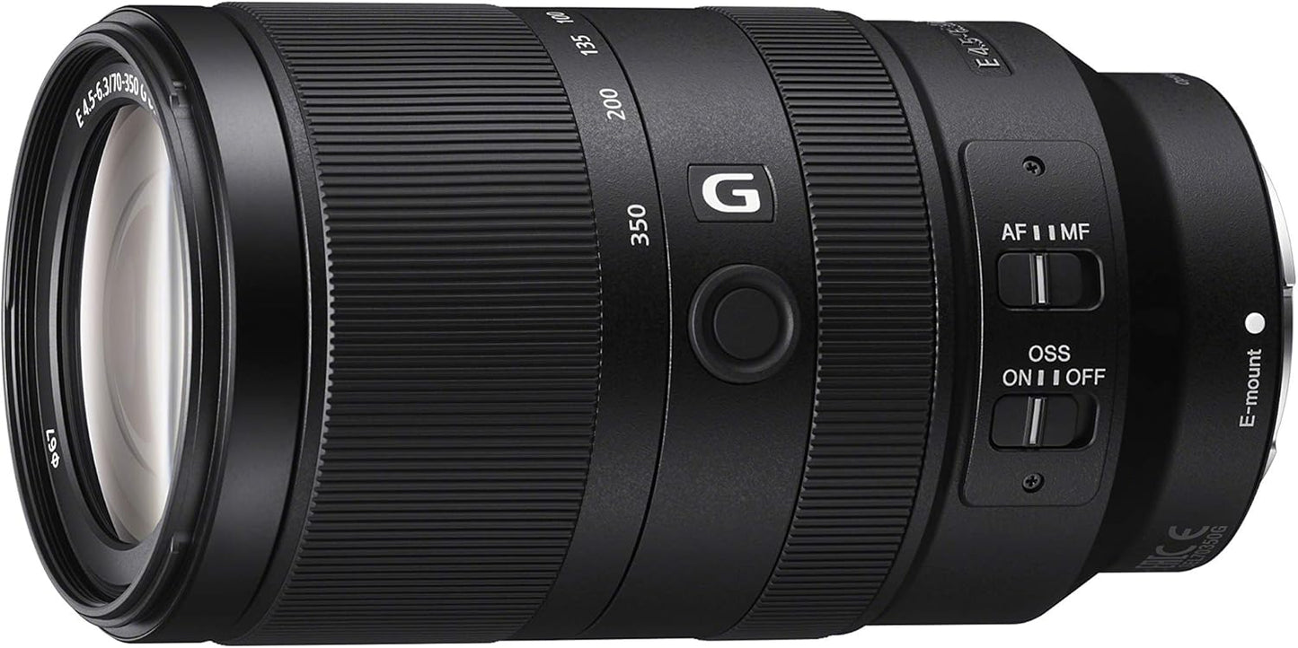Sony SEL70350G Alpha 70-350mm F4.5-6.3 G OSS Super-Telephoto APS-C Lens