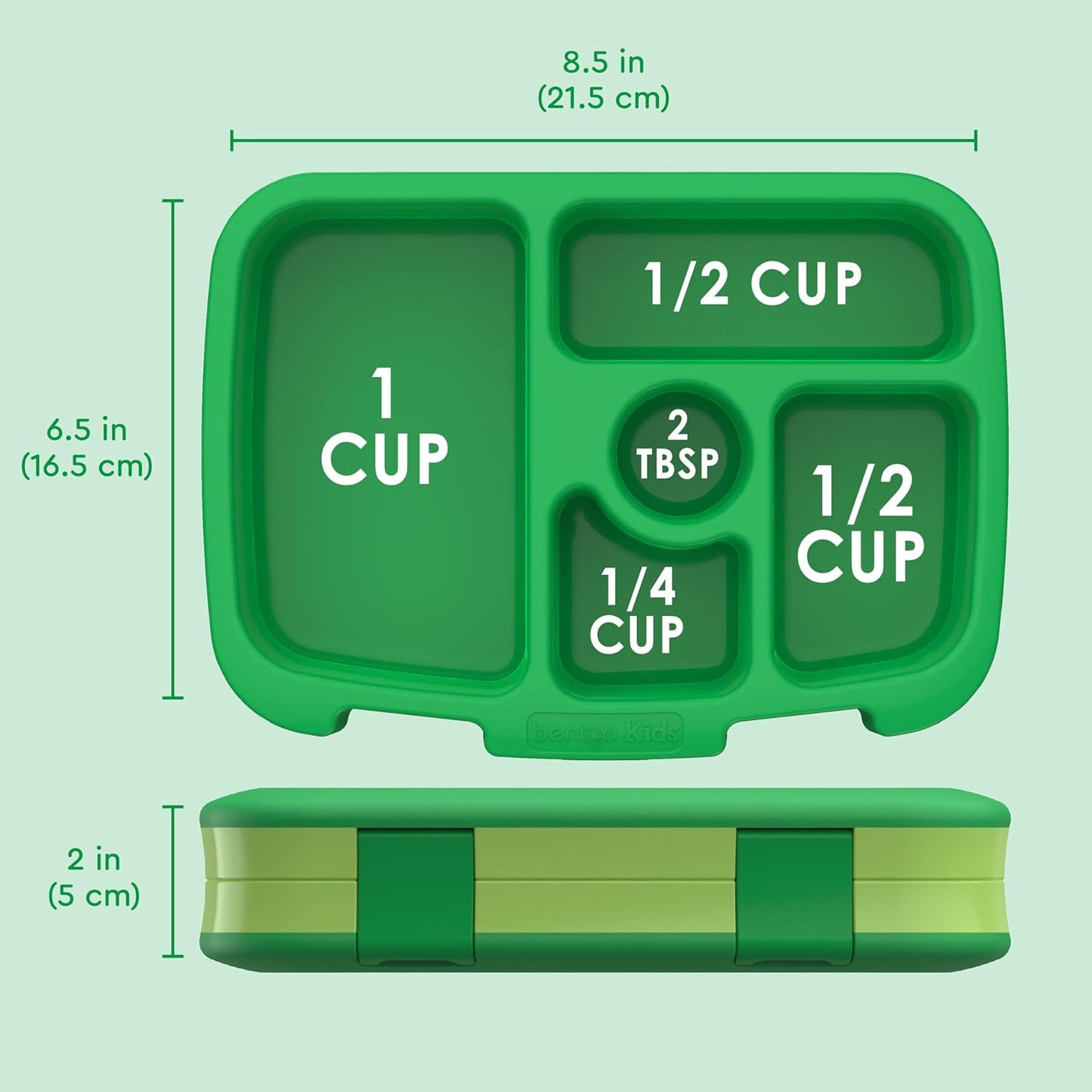 Bentgo Kids Prints Leak-Proof, 5-Compartment Bento-Style Kids Lunch Box - Ideal Portion Sizes for Ages 3 to 7 - BPA-Free, Dishwasher Safe, Food-Safe Materials - 2021 Collection (Llamas)