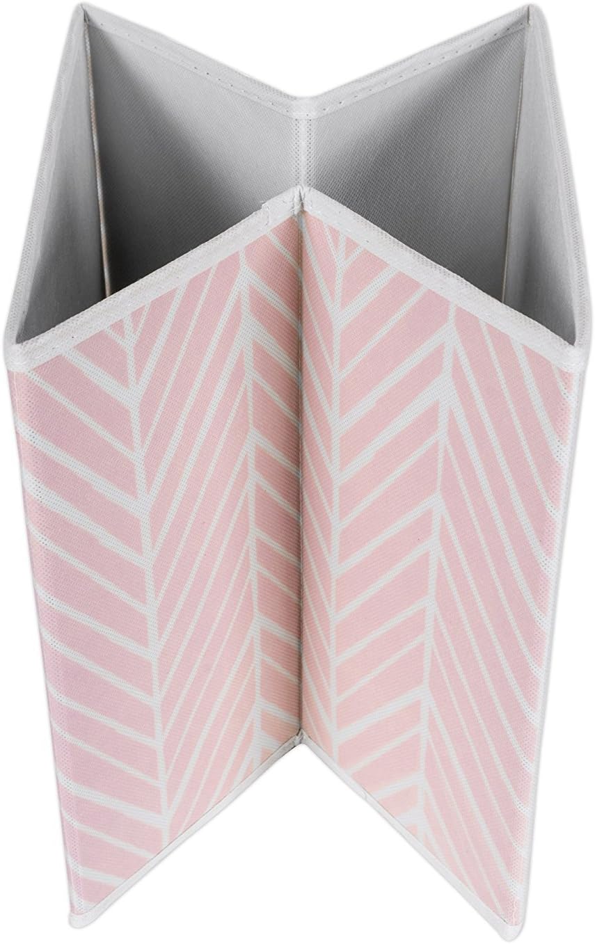 DII Foldable Fabric Storage Containers for Nurseries, Offices, Closets, Home Decor, Cube Organizers & Everyday Storage Needs, (Large - 11 x 11 x 11) Scroll Nautical Blue - Set of 2