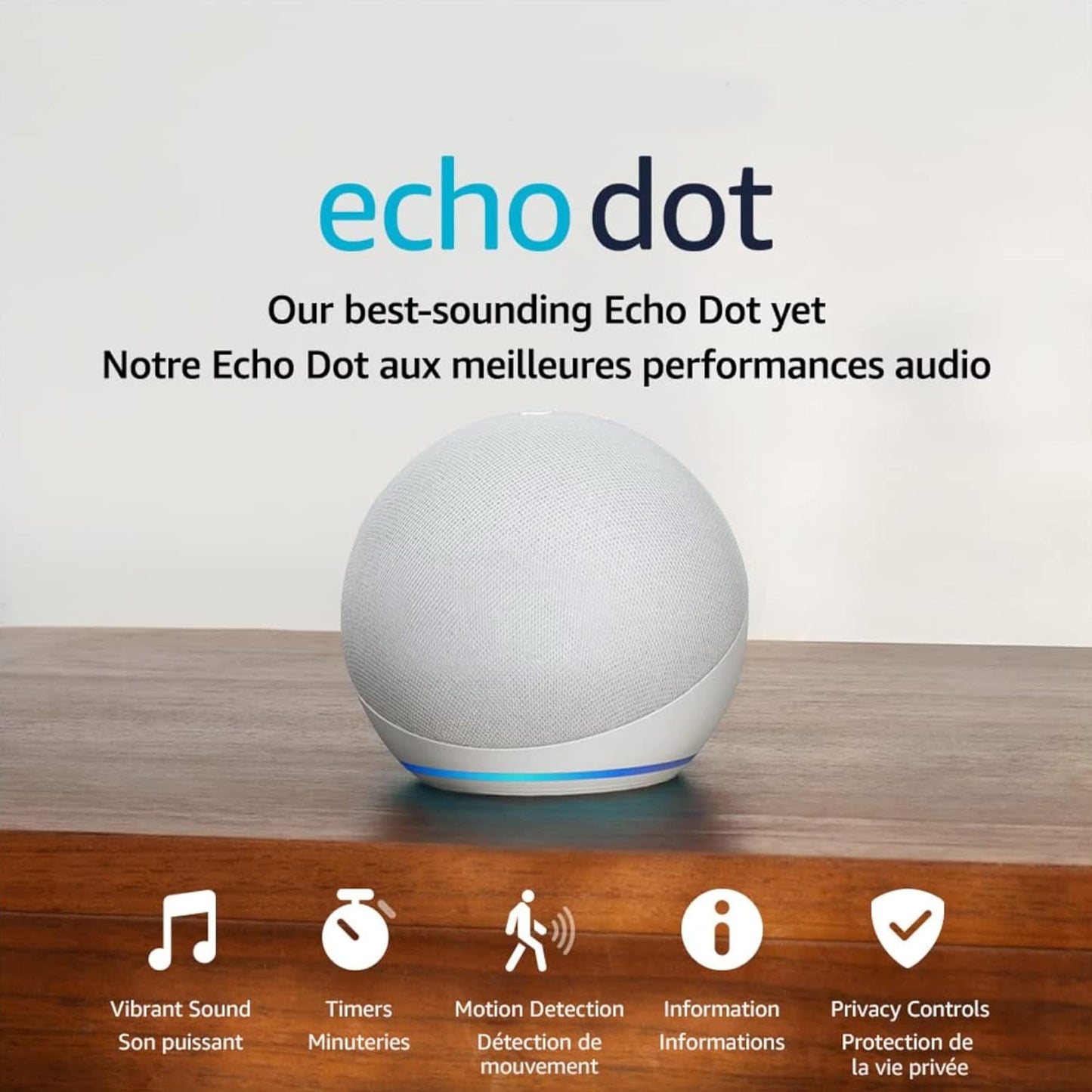 Amazon Echo Dot (newest model), Vibrant sounding Alexa speaker, Great for bedrooms, dining rooms and offices, Charcoal
