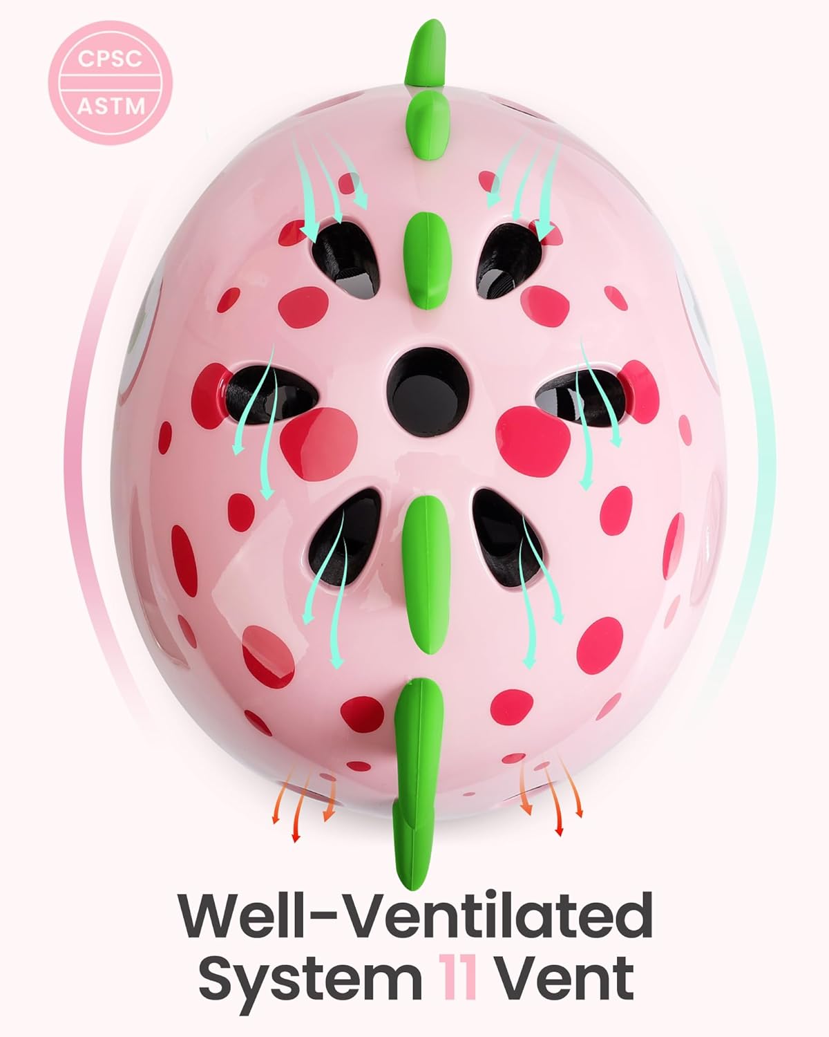 OutdoorMaster Kids Helmet, Bike Helmet for 1 Year Older Toddlers to Youths, 2 Sizes, Dial Fit Adjustment, Premium Safety & Ventilation, Multi-Sport Helmet for Bicycles, Skates, Scooters & Longboards