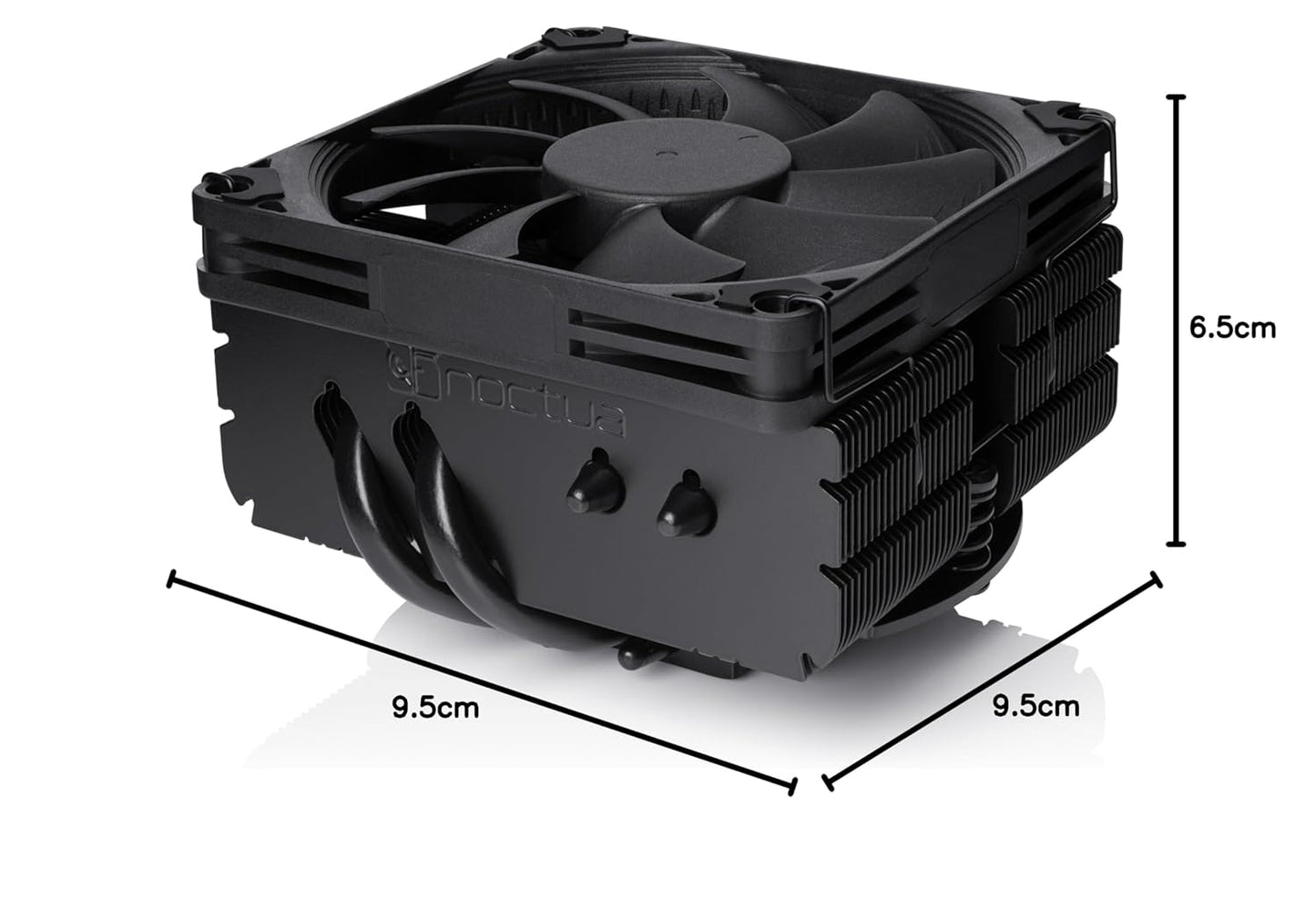 Noctua NH-L9x65 chromax.Black, Premium Low-Profile CPU Cooler (65mm, Black)