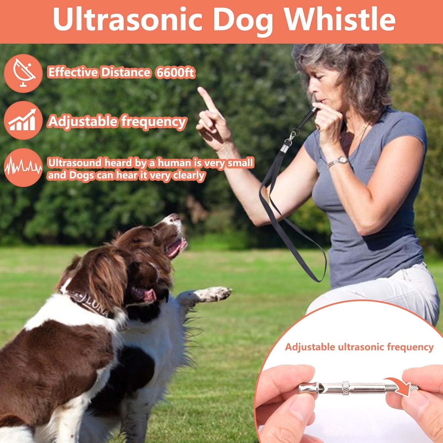 Dog Training Kit - Treat Pouch, Pet Training Fanny Pack, 2 Puppy Training Clickers, Ultrasonic Silent Whistle, 2-in-1 Whistle Clicker, Clicker Training Guide Booklet, Dog Poop Bag (Black)