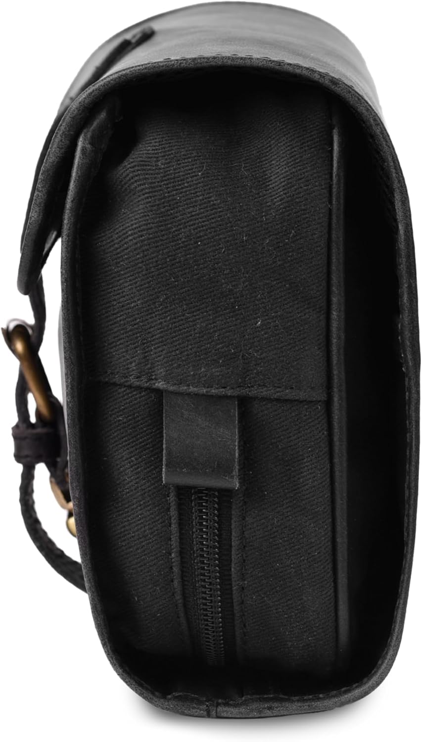 LEATHER VILLAGE Hanging Toiletry Bag for Men & Women, Handcrafted Vintage Cosmetic & Shaving Organizer Travel Dopp Kit- Brown