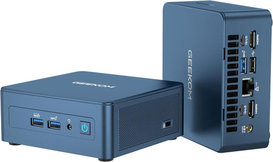 GEEKOM IT13 2025 Mini PC 2025 Edition with 13th Gen Intel i9-13900HK, NUC 13 Mini Computers(14C/20T), 32GB RAM&1T M.2 2280 NVMe Gen4*4 SSD, Windows 11 Pro/Wi-Fi 6E/Bluetooth 5.2/USB 4.0/2.5G LAN