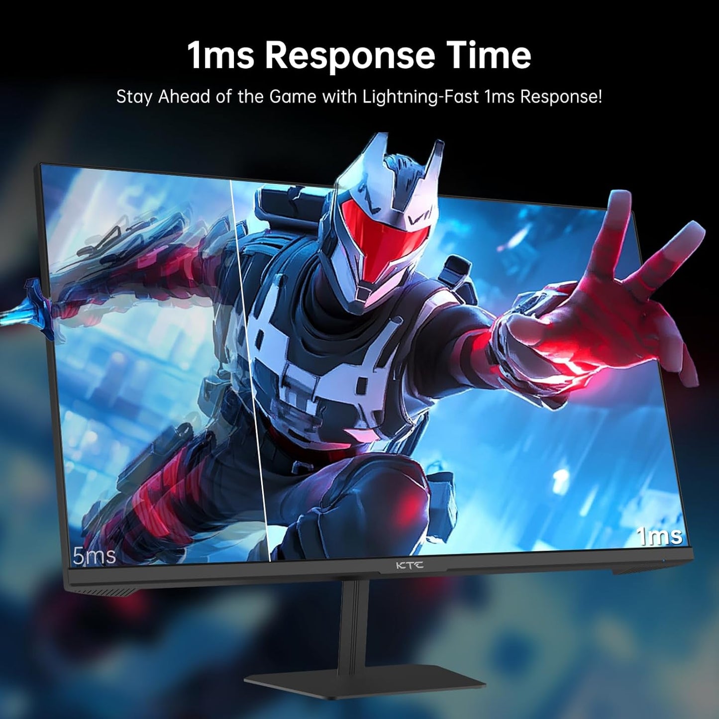 KTC 32 Inch 2K Computer Monitor, IPS 1440p Monitor with Ultra-Thin Bezels, HDR10, Freesync/G-sync, HDMI/DP Ports, Tilt Adjustable, Eyecare, Ideal for Business, Office, and Casual Gaming