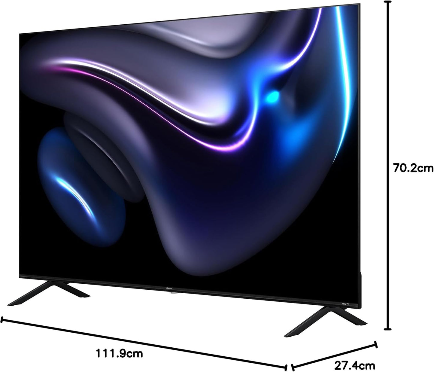 Hisense 58R63N-58 inch 4K UHD HDR LED Roku Smart TV-2024
