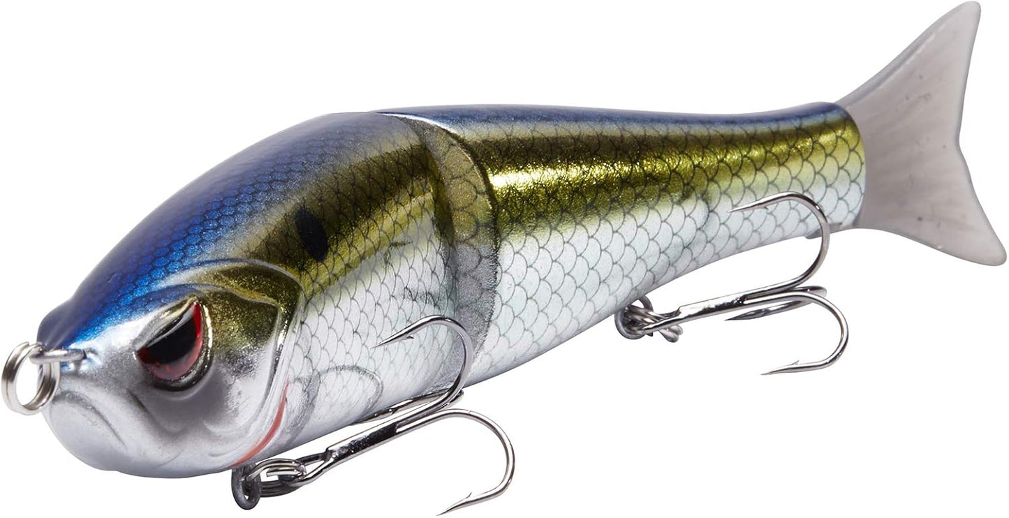 Bassdash SwimShad Glide Baits Jointed Swimbait Bass Pike Salmon Trout Muskie Fishing Lure