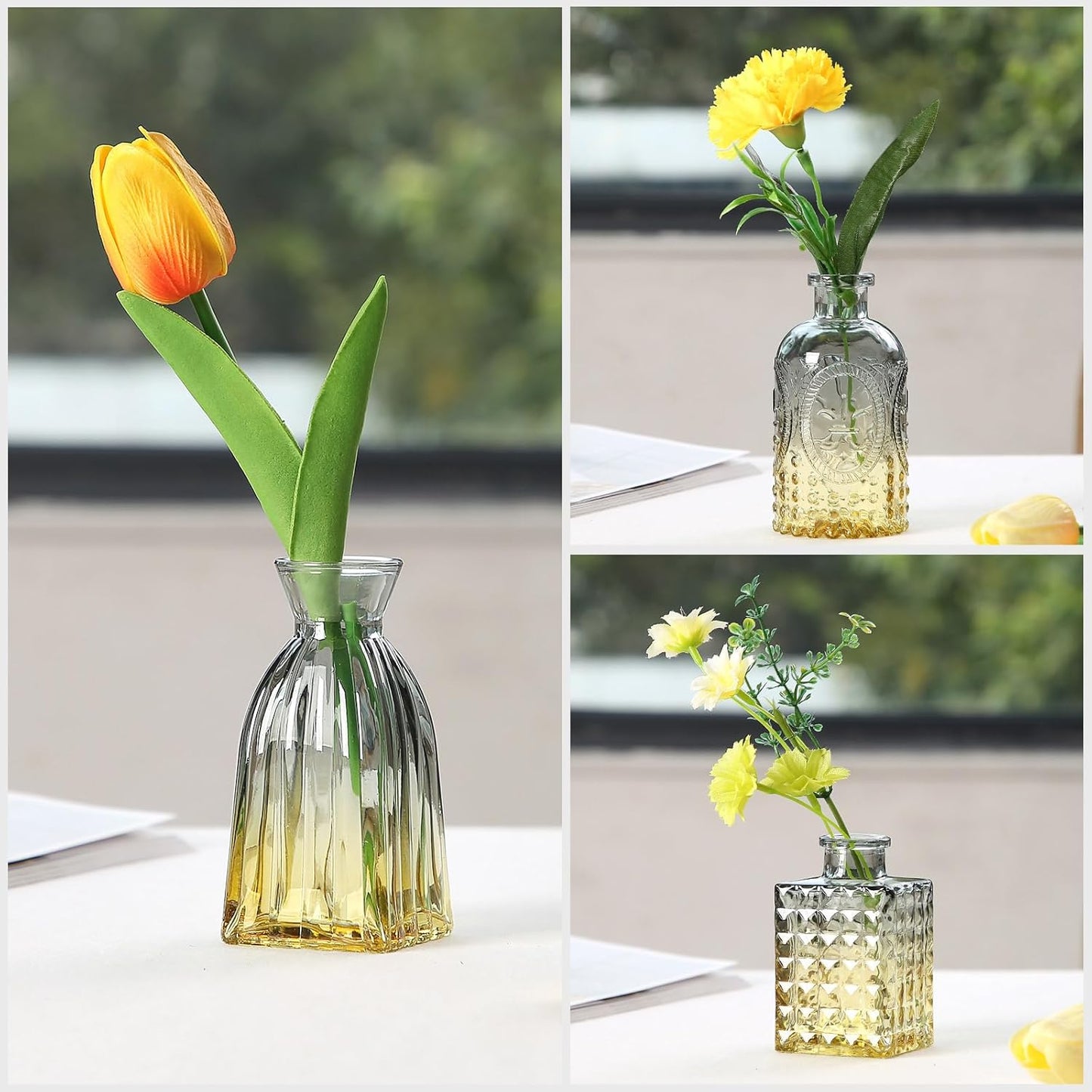 30 Pcs Mini Bud Vases As Wedding Centerpieces for Tables,Clear Bud Vases for Flowers,Small Flower Vases Suitable for Birthday Party,Anniversary,Wedding Reception,Baby Shower