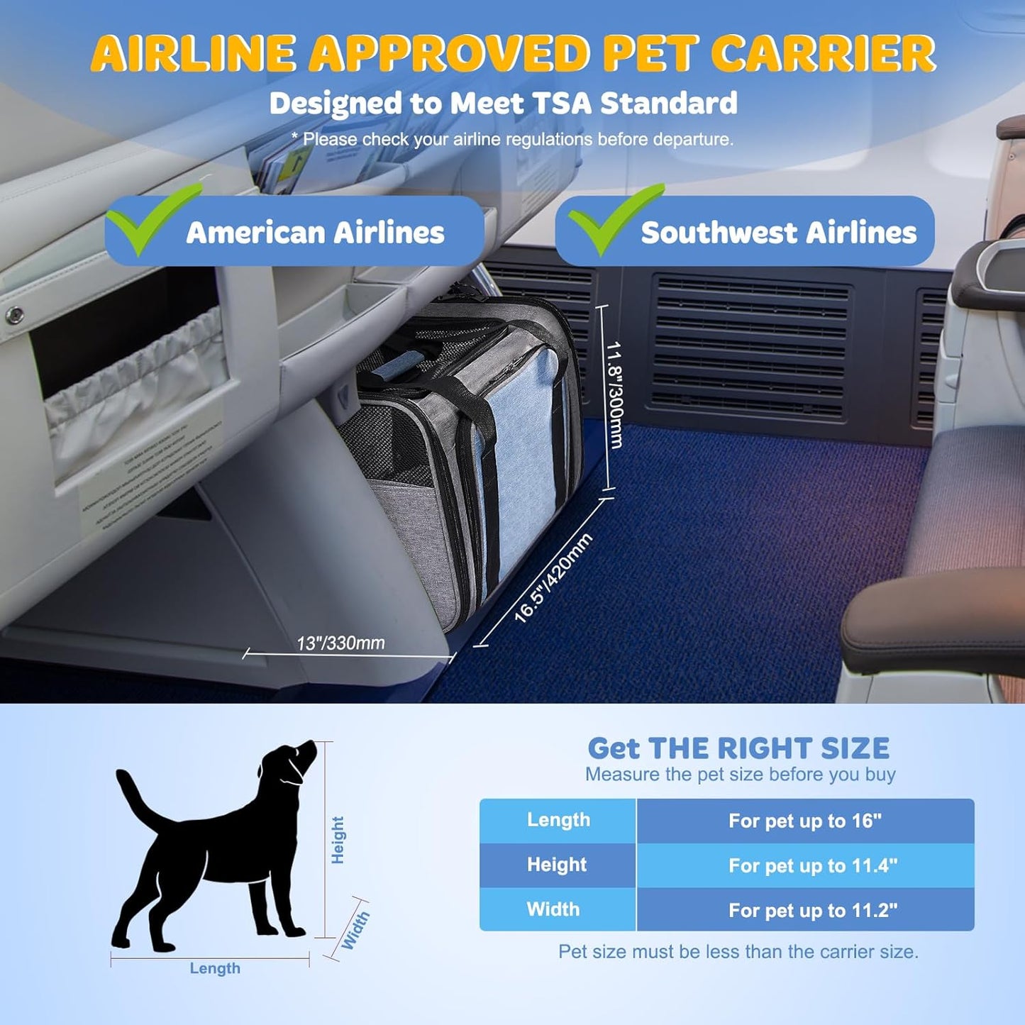Pet Carrier Airline Approved on Wheels - Two Sided Expandable Cat Soft Carrier for Puppy and Cats Under 26lbs, Rolling Cat Carrier for Airplane, Camping, Outdoor(Pink)