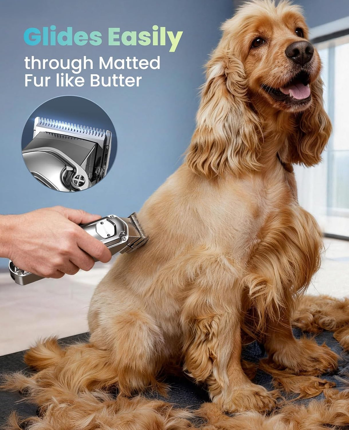 oneisall Dog Clippers for Grooming Thick Heavy Coats