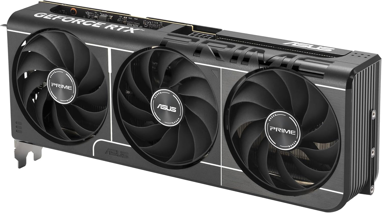 The SFF-Ready ASUS Prime GeForce RTX™ 5060 Ti 16GB GDDR7 OC Edition Graphics Card (PCIe® 5.0, 16GB GDDR7, HDMI®/DP 2.1, 2.5-Slot, Axial-tech Fans, Dual BIOS)