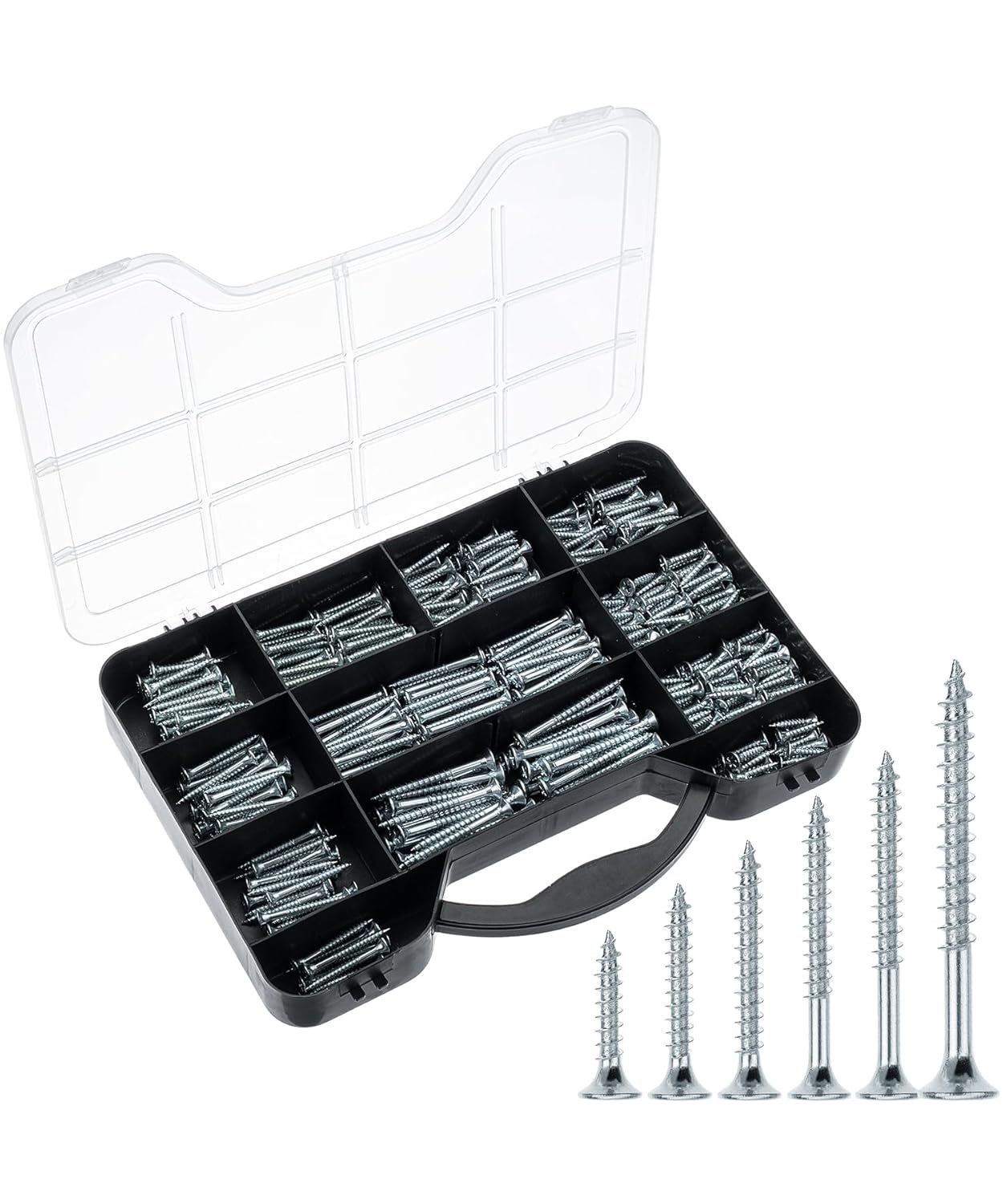 Mr. Pen Wood Screws Assortment Kit, 152 Pcs, Phillips Tips, Wood Screws, Screws, Assorted Screws, Screws Set, Flat Head Screws, Assorted Wood Screws, Screws Assortment, Screw Set Assortment
