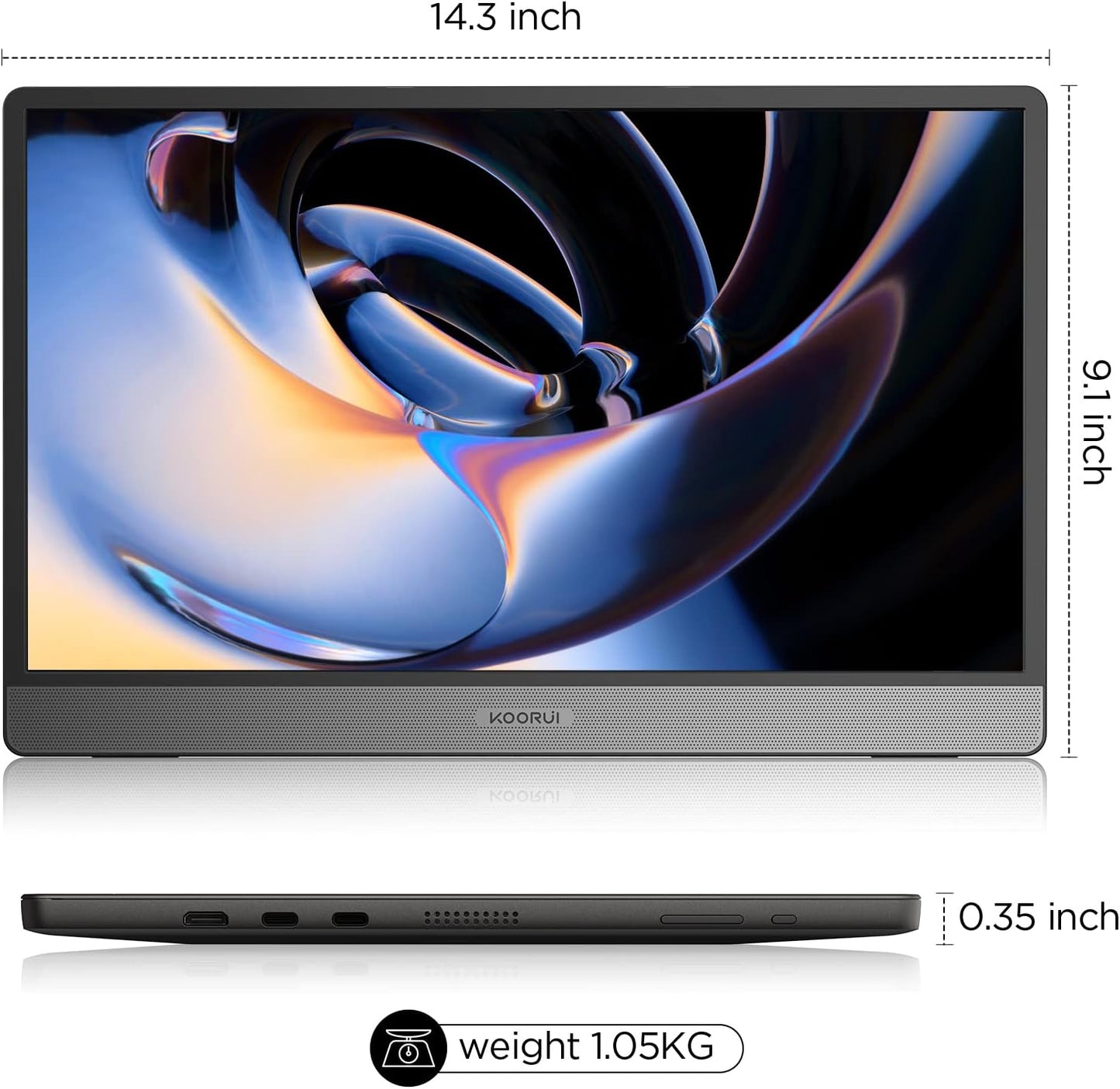 KOORUI 32 inch Curved Gaming Monitor - QHD (2560 x 1440) 2K Display, 170Hz 144Hz Monitors, 1500R Curvature, 1ms, HDR10, Adaptive Sync, Tilt Adjustable, DisplayPort HDMI, Black - 32E6QC