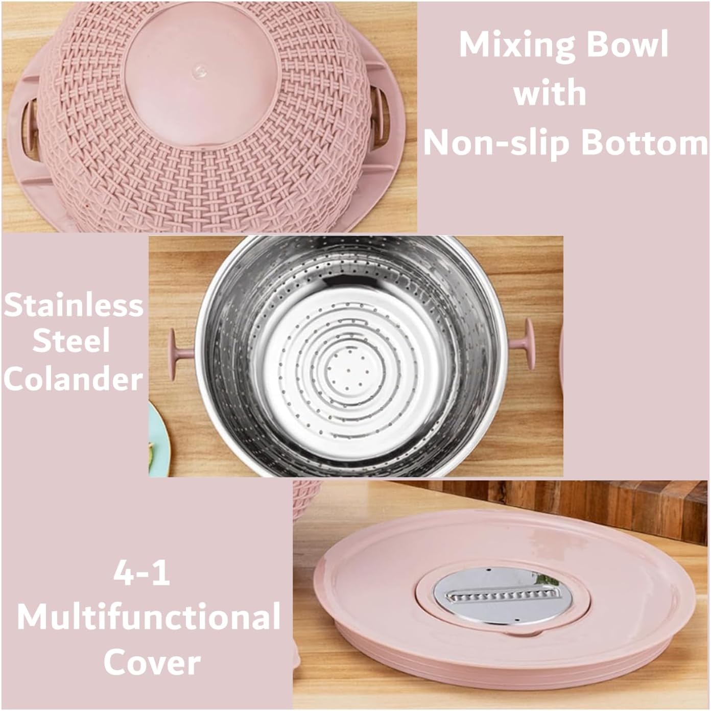 Purilite Select 7-in-1 Multipurpose Colander & Grater Set