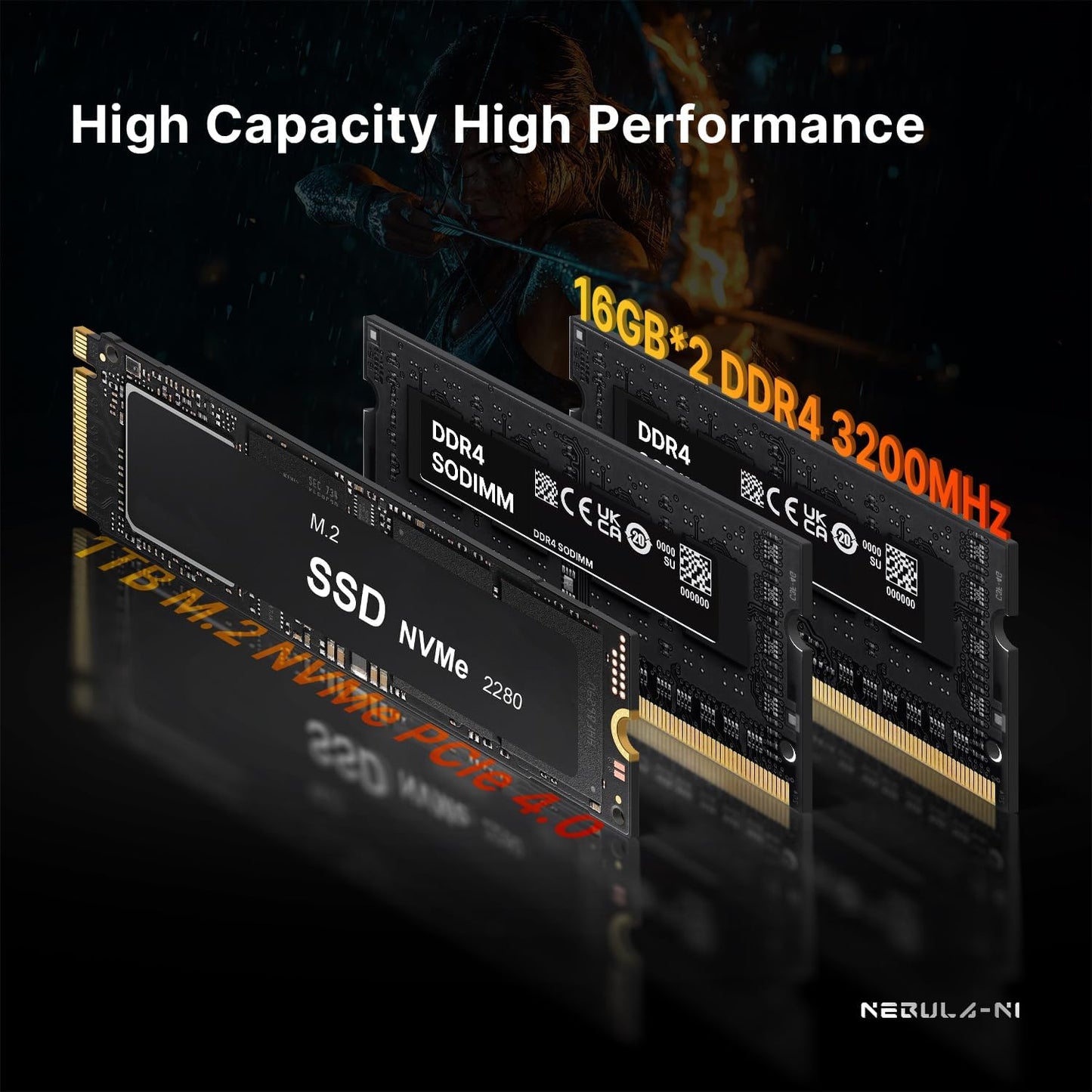 origimagic N2 Pro Mini PC, Ryzen 7 6800H Mini Computers (8C/16T, up to 4.7GHz), 32GB DDR5 RAM, 512GB PCle 4.0 NVME SSD, Radeon 680M, 8K UHD/USB4/USB3.2/USB2.0/WiFi 6E/BT 5.2