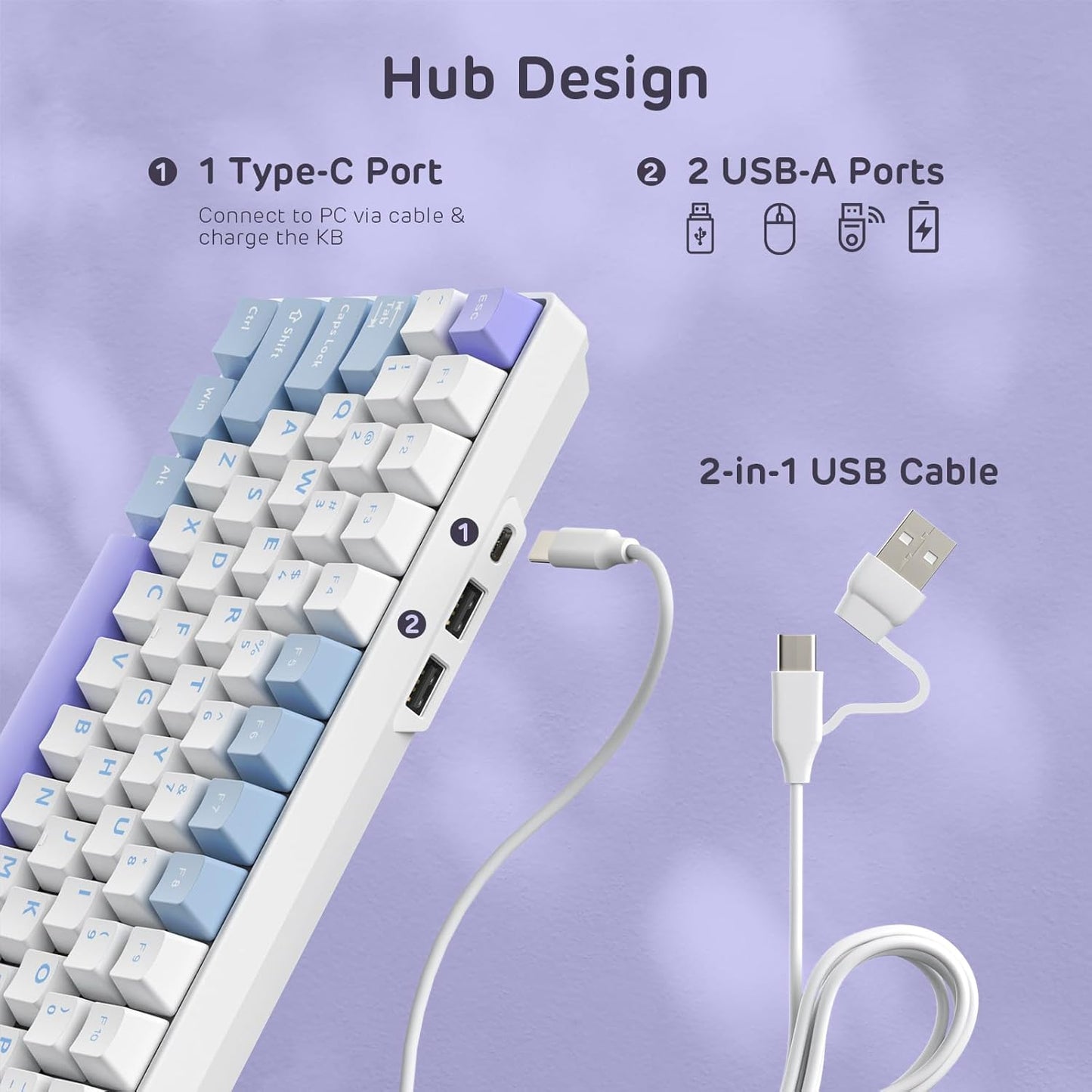 RK ROYAL KLUDGE RK96 RGB Limited Ed, 90% 96 Keys Wireless Triple Mode BT5.0/2.4G/USB-C Hot Swappable Mechanical Keyboard w/Wrist Rest, Software Support, Linear Viridian Switches, MARRS Green