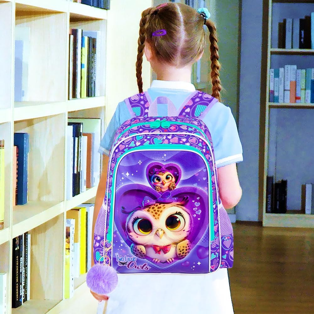 3pcs Backpack for Boys and Girls, 16” Kids Kindergarten Bookbag with Lunch Box, Cute Elementary Backpacks for Boy Girl