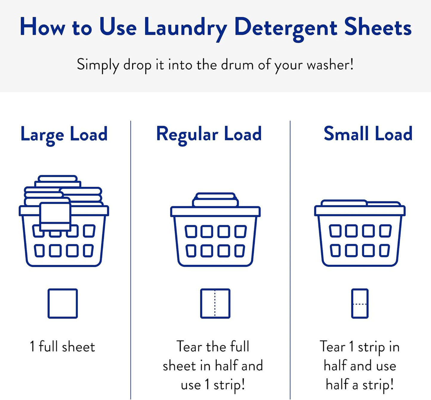 Clean People Laundry Detergent Sheets - Recyclable Packaging, Hypoallergenic, Stain Fighting - Ultra Concentrated, Laundry Soap - Fresh Scent, 96 Pack