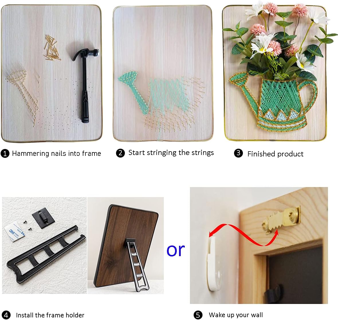 Purilite Select DIY String Art Craft Kit