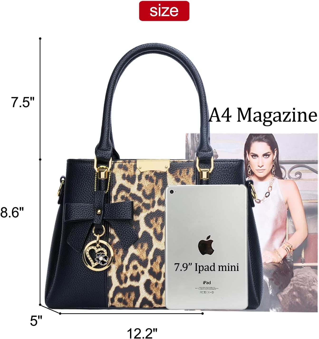 KKXIU Trendy Tote Bag for Women Lightweight Oxford Big Capacity Shoulder Purses and Handbags