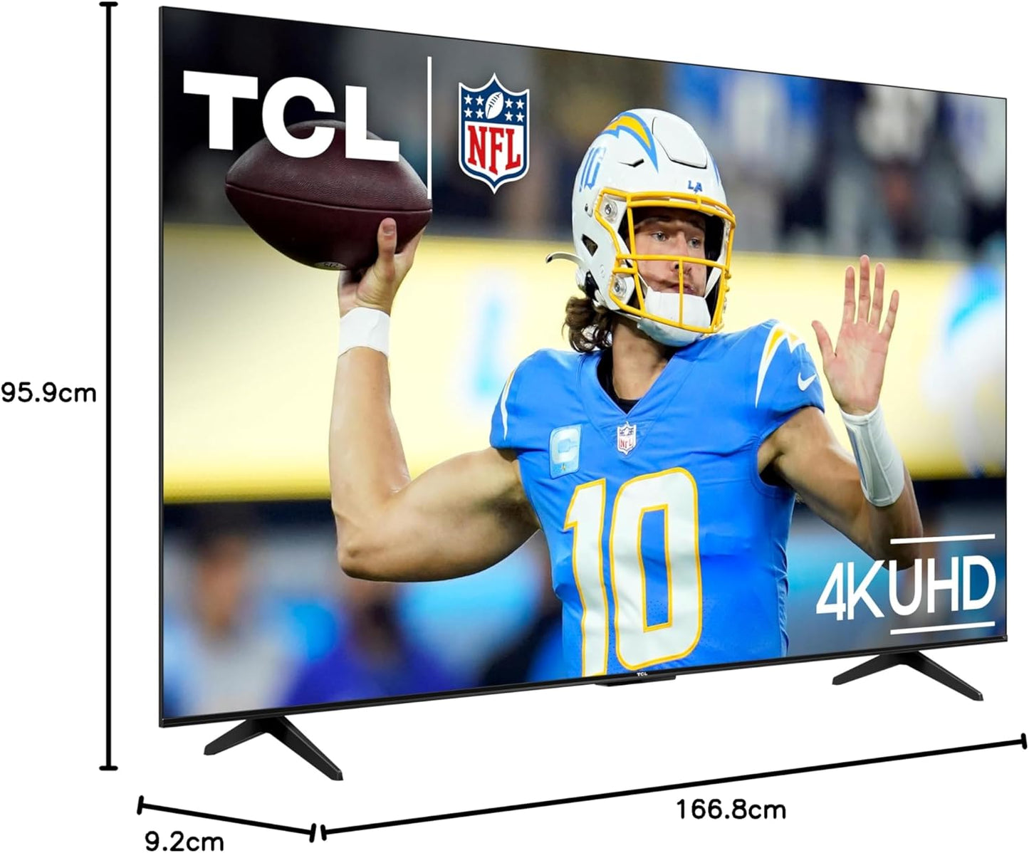 TCL 65-Inch Class S4 4K LED Smart TV with Fire TV (65S450F-CA), Dolby Vision HDR, Dolby Atmos, Alexa Built-in, Apple Airplay Compatibility, Streaming UHD Television, Black