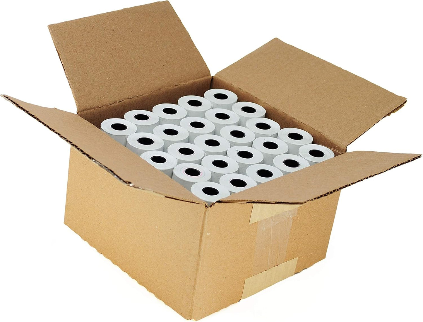 (50 Rolls) 2 1/4 x 50 Thermal Paper Receipt Rolls 2.25 x 50 ft POS Cash Register fits All Credit Card Terminals