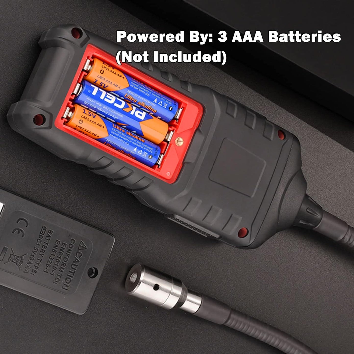 Gas Leak Detector, Portable Combustible Gas Detector, Gas Sniffer for Flammable Natural Gas Acetone Propane Benzene Ethanol Gasoline Methane LPG in RV or Home, 9999 PPM 20% LEL with LCD Color Display