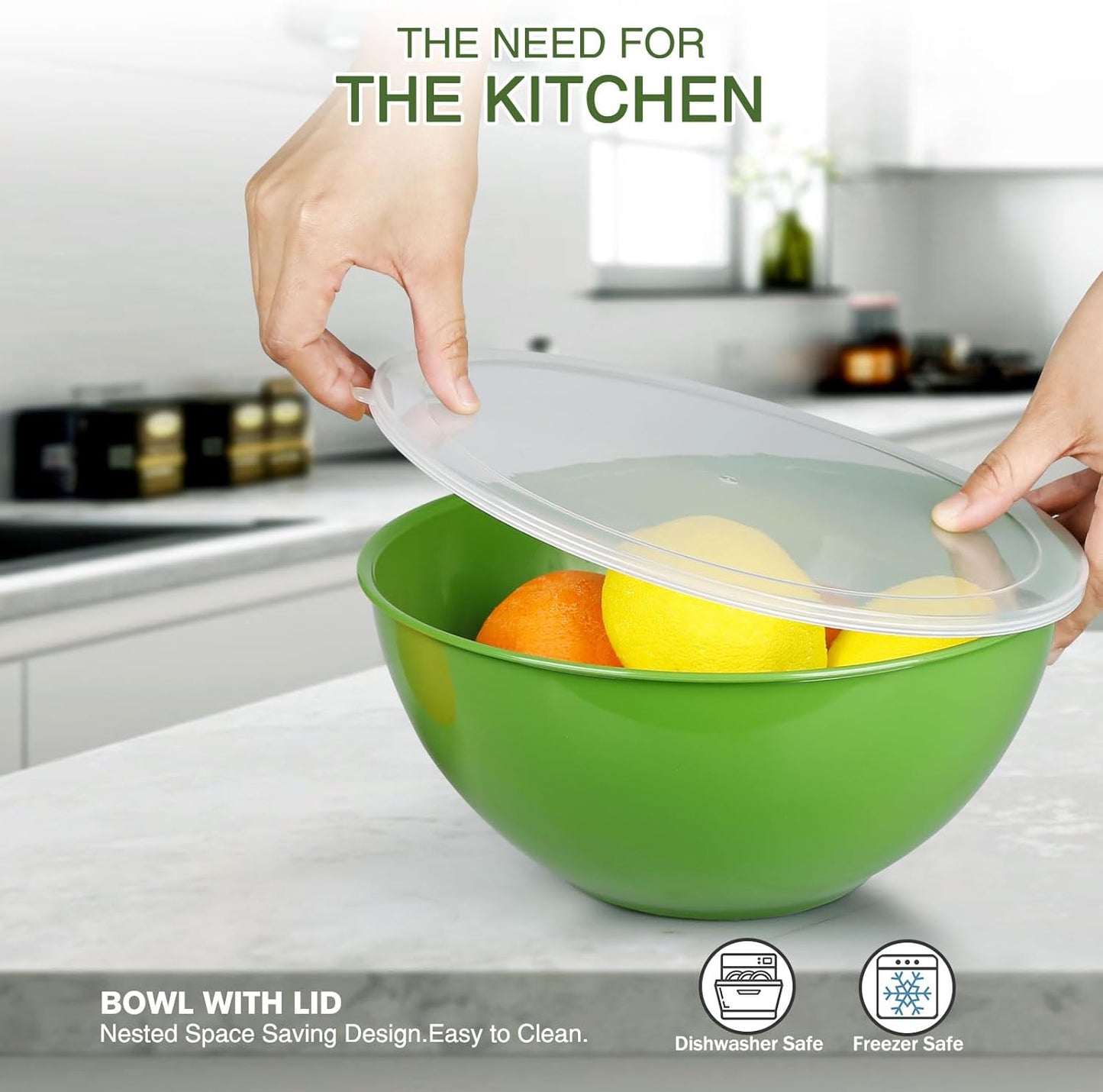 Purilite Select Plastic Mixing Bowl Set