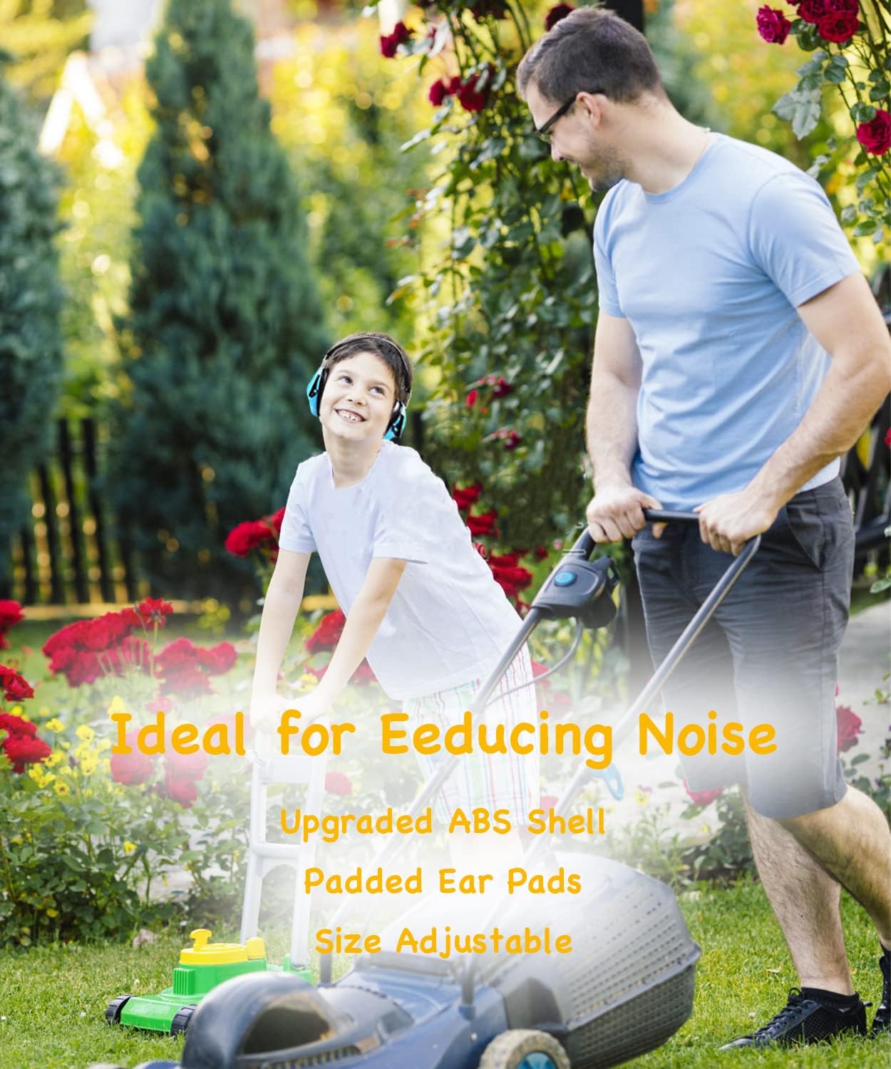 2 Pack Noise Canceling Headphones for Kids, Kids Ear Protection Earmuffs for Autism, Toddler, Children, Noise Cancelling Sound Proof Earmuffs/Headphones for Concerts, Air Shows, Fireworks