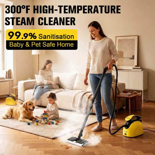 Waitbird 300°F Steam Cleaner for Grout and Tile, 4.5 Bar Steamer for Home