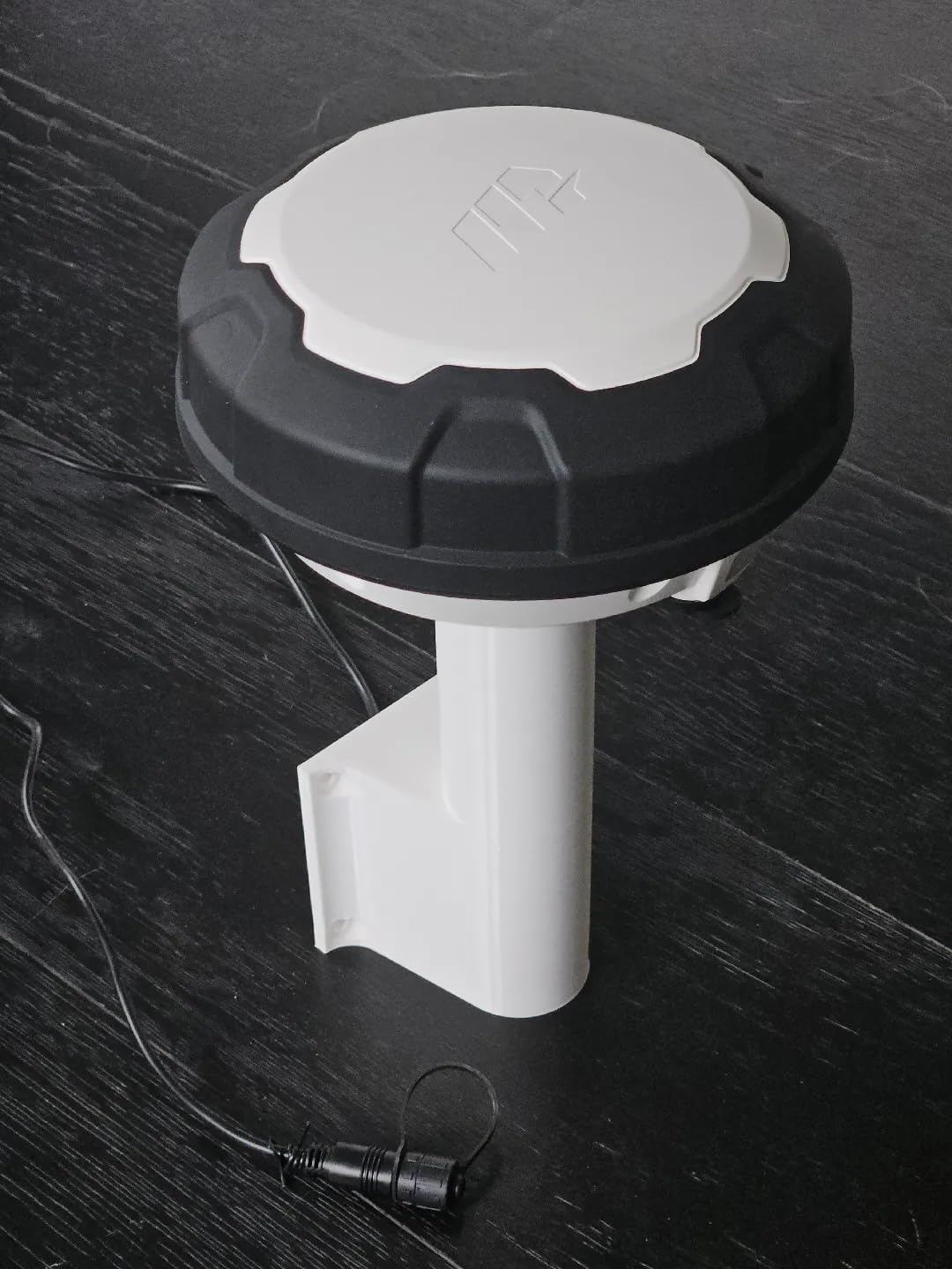 Wall Mount for Mammotion Luba/Yuka RTK Antenna - Mounting Bracket for Secure Installation & Precise Positioning (Black)