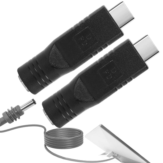 for Starlink Mini Power Cable USB C to DC Adapter,DC Female to Type-C Male Power Cord Adapter,Starlink Mini USB C Accessories USB-C PD DC 5521 5.5mm Connector for Satellite (2)