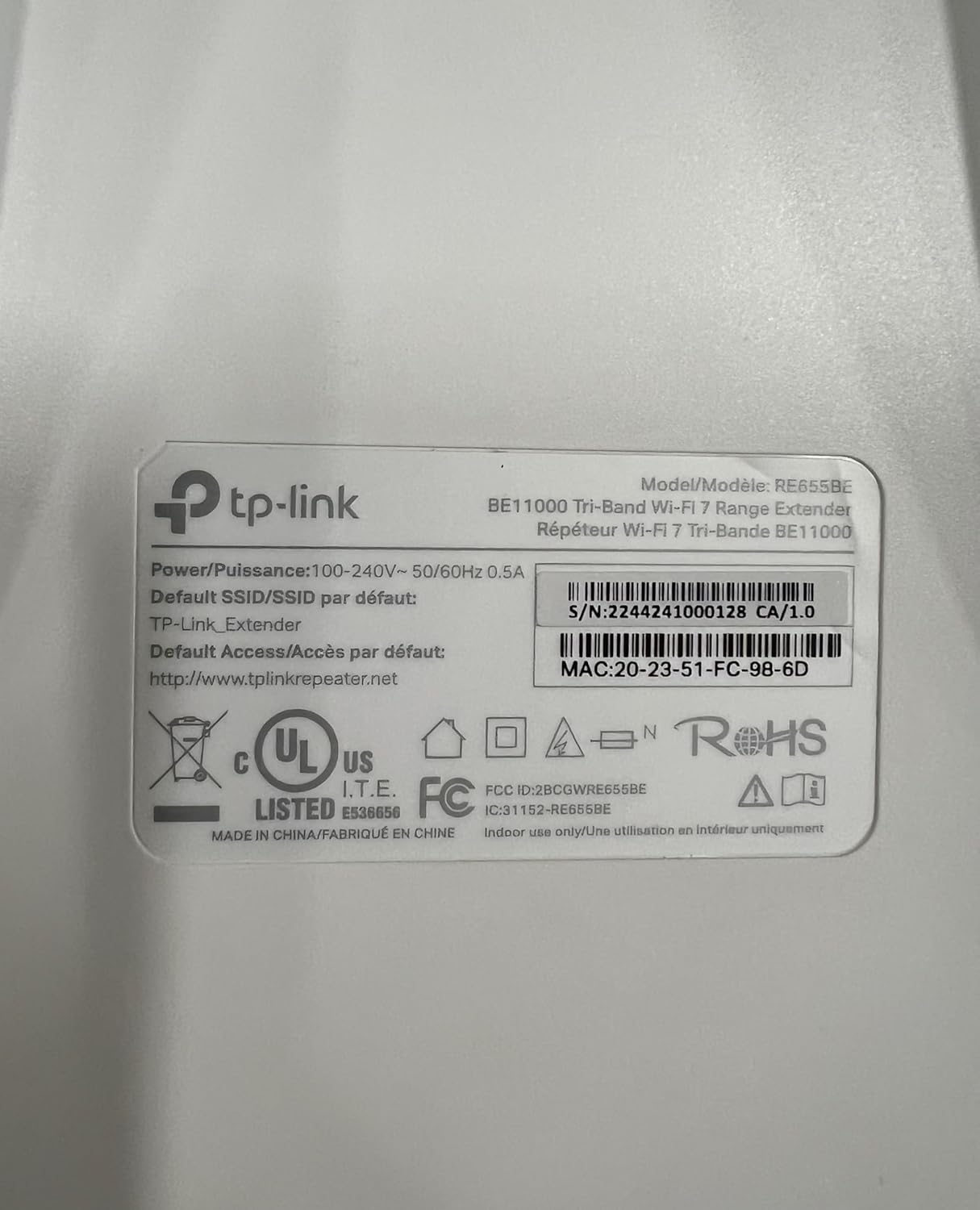 TP-Link AC1200 WiFi Extender (RE300) - Covers Up to 1500 Sq.ft and 25 Devices, Up to 1200Mbps, Supports OneMesh, Dual Band Internet Repeater, Range Booster