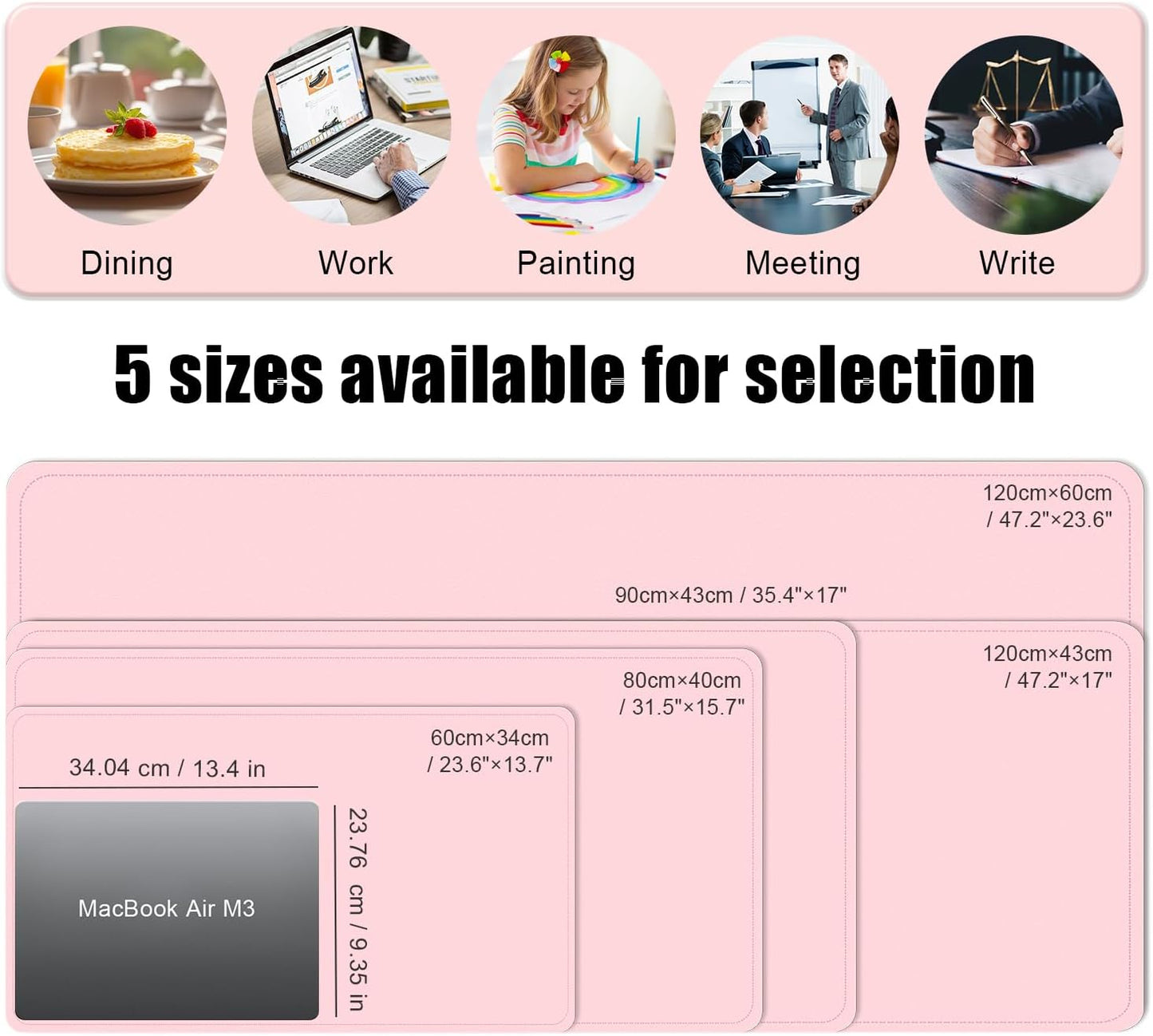 Purilite Select Dual-Sided Desk Pad