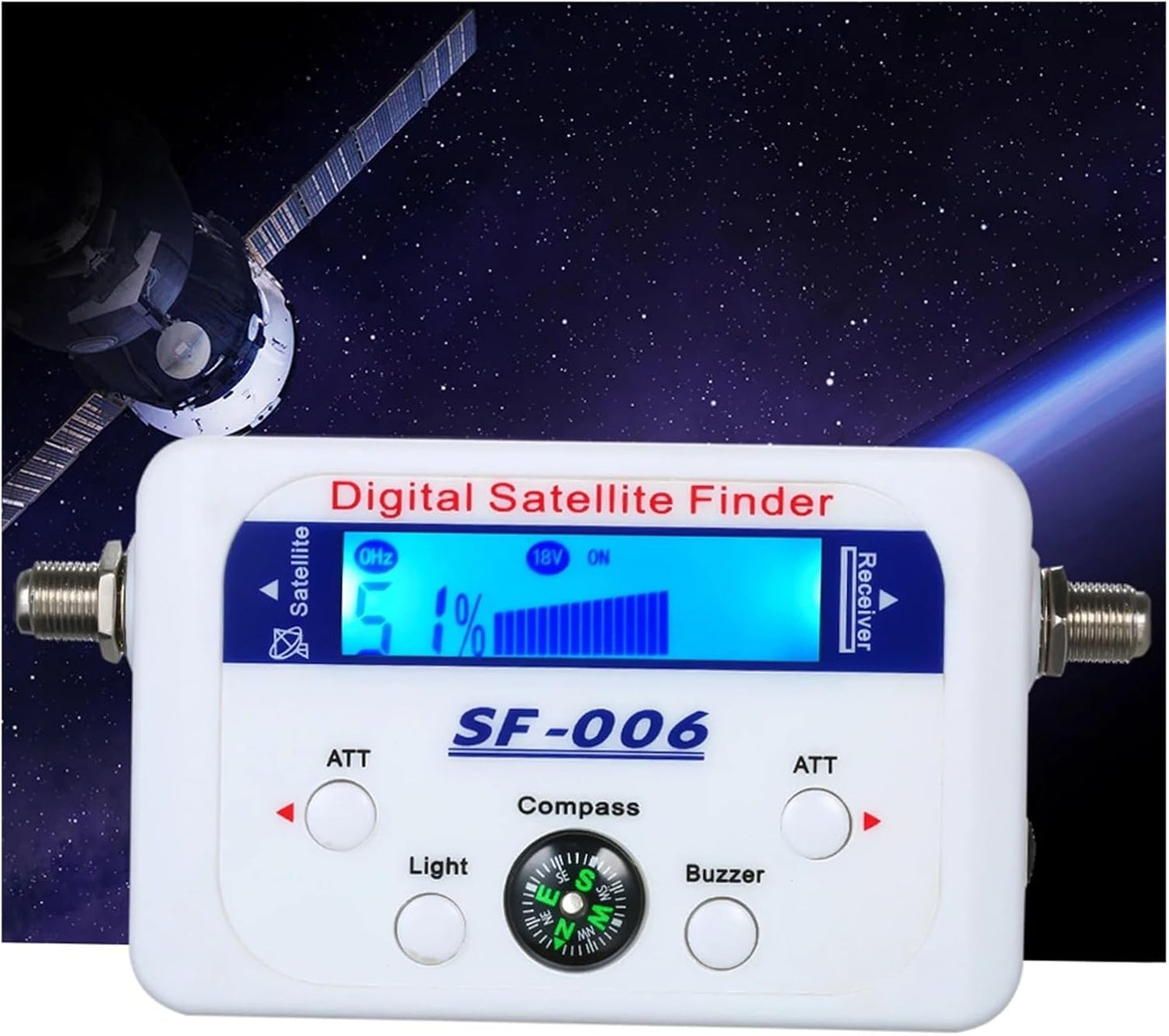 Digital Satellite Finder Satellite Signal Meter Mini Digital Satellite Signal Finder Meter with LCD Display Digital Satfinder for Dish Network Directv