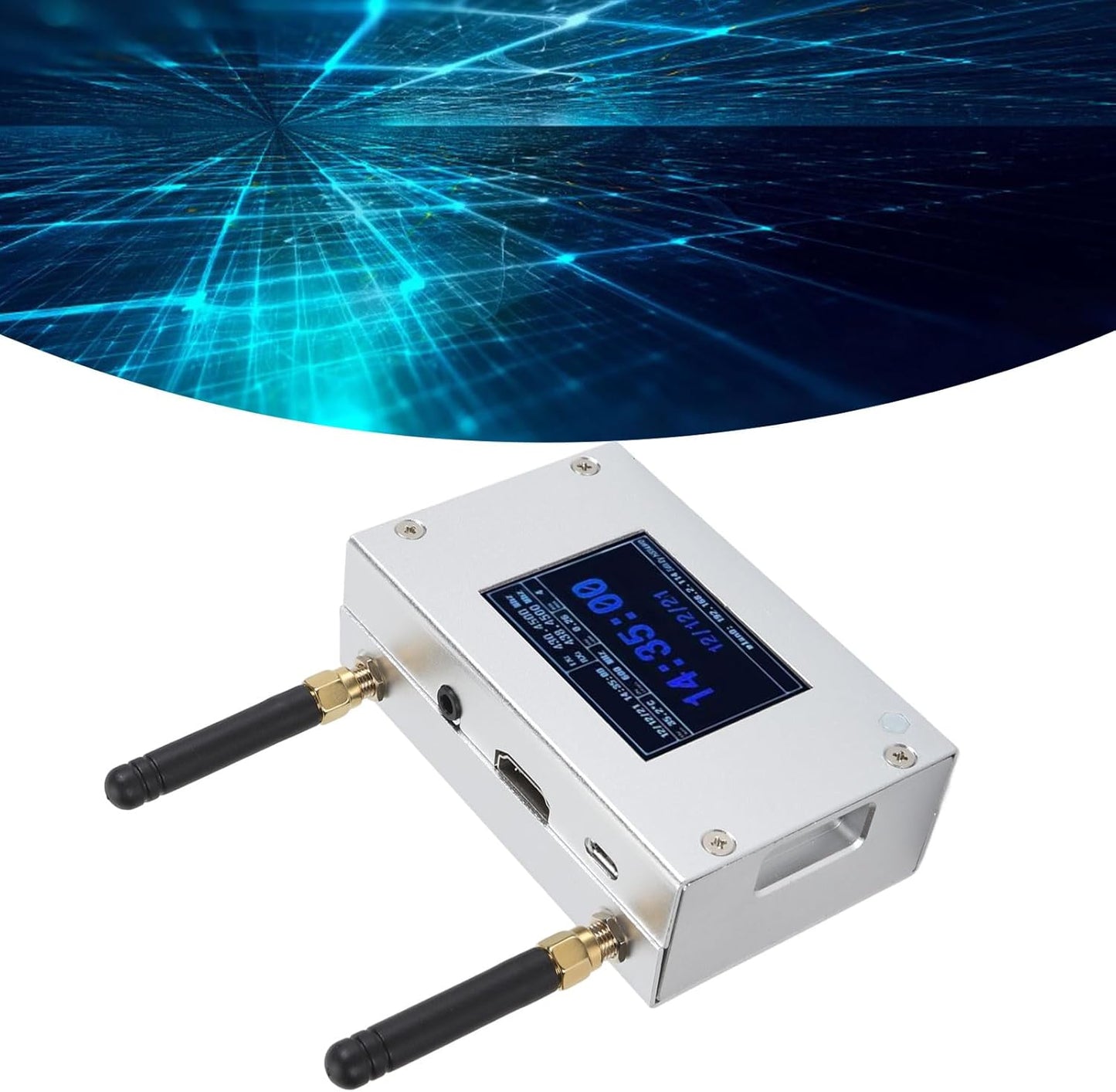 MMDVM Digital Hotspot Board, Multi Mode Digital Voice Modem with 8G Memory Card, Aluminum Housing, Support C4FM DMR DSTAR P25 for HAM Radio
