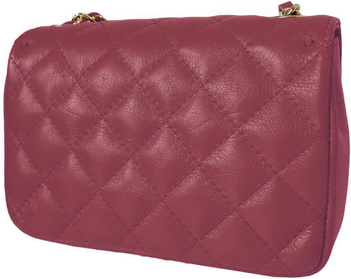 MamaMilano Women/Girls Italian Handmade Genuine Leather Cleo Shoulder Bag/Purse/HandBag/Totebag with Shoulder Strap