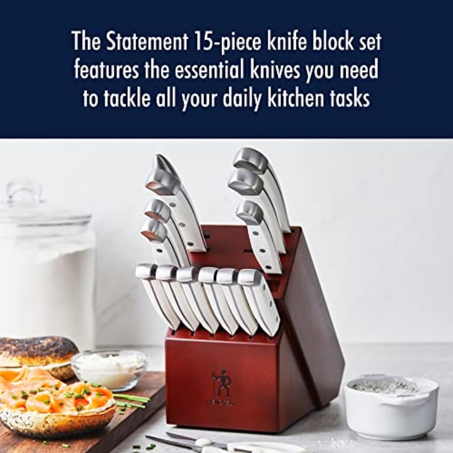 J.A. Henckels International Statement 20-pc Knife Block Set - Dark Brown